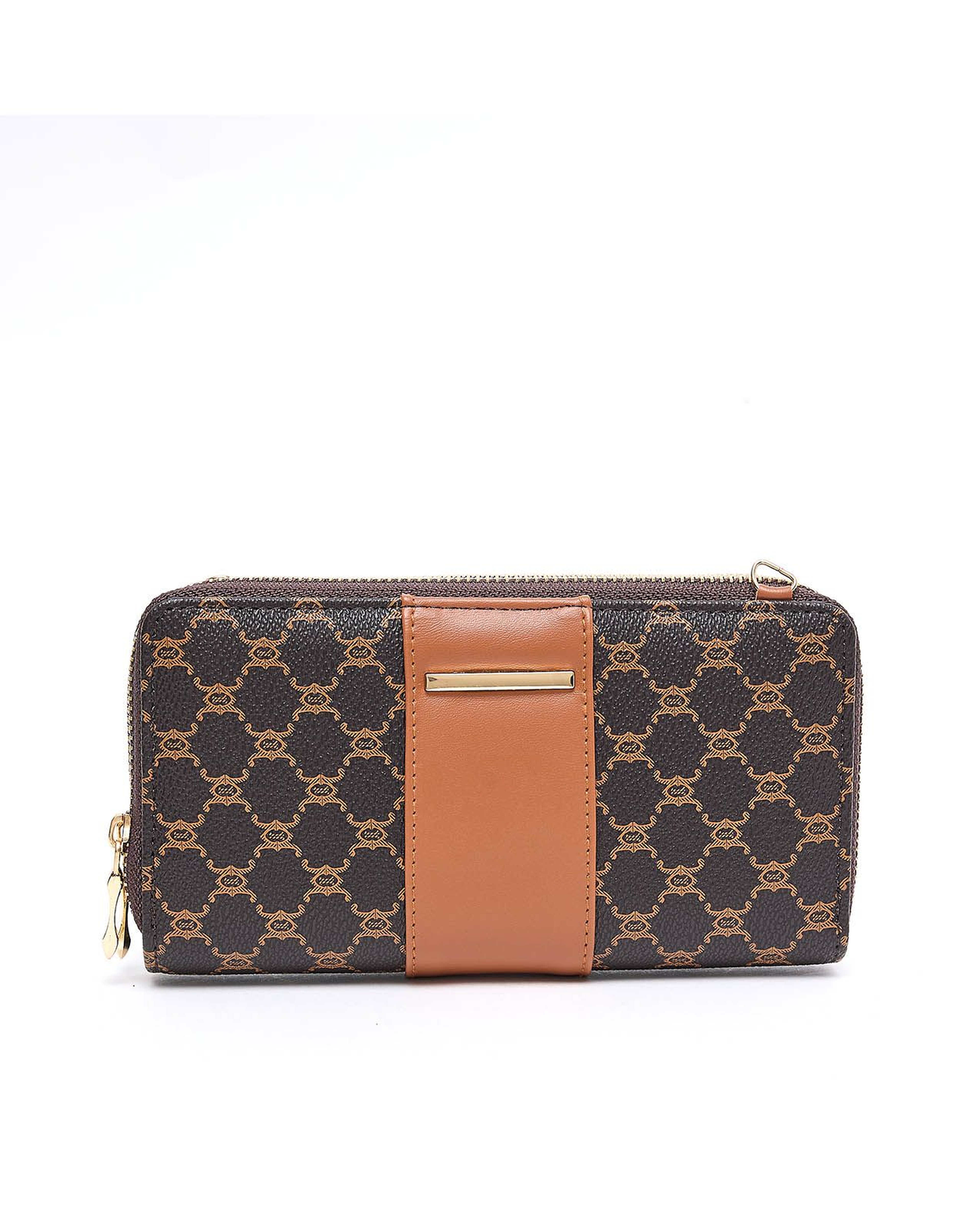 محفظة منقوشة مع حبل