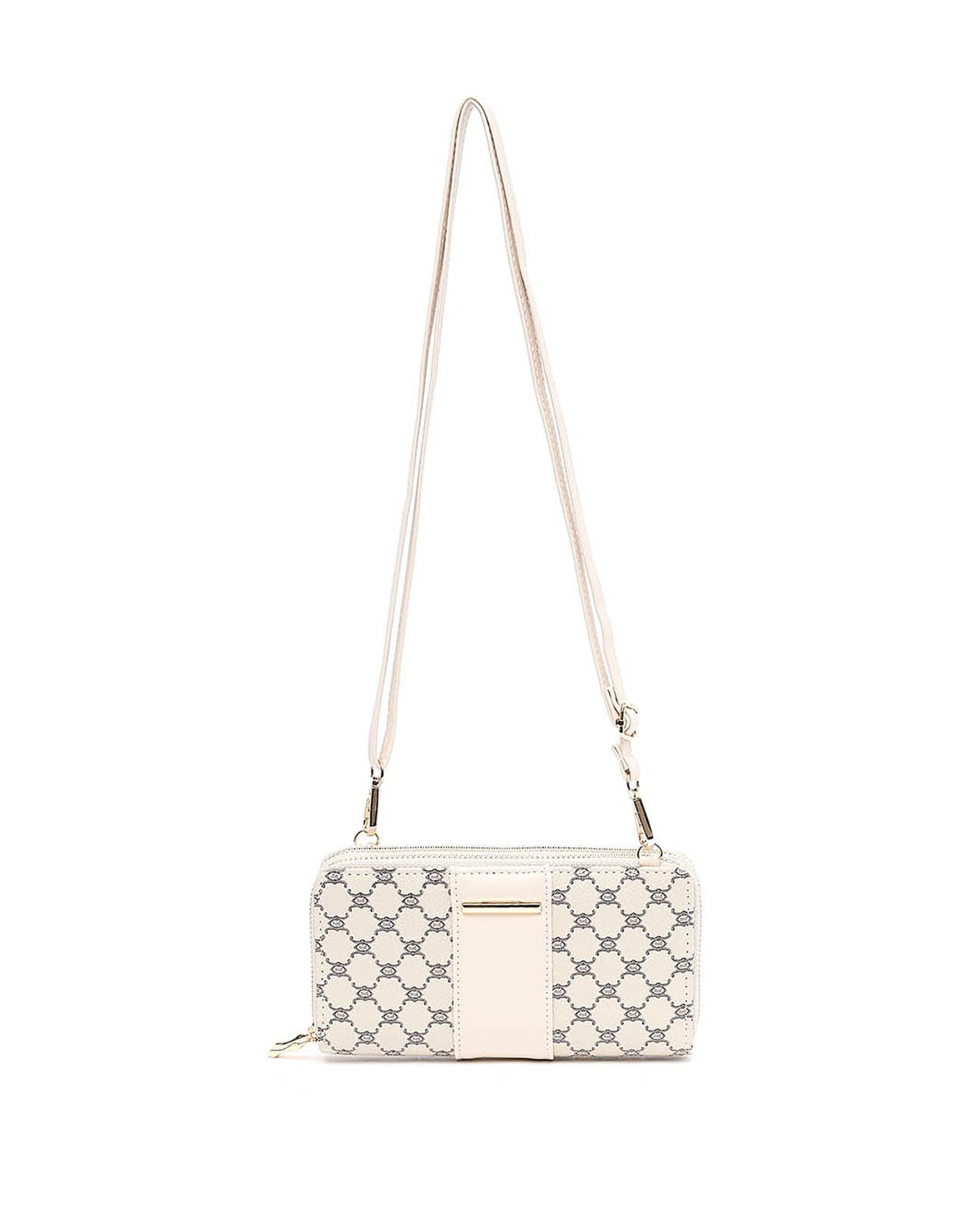 Patterned Wallet with  Sling