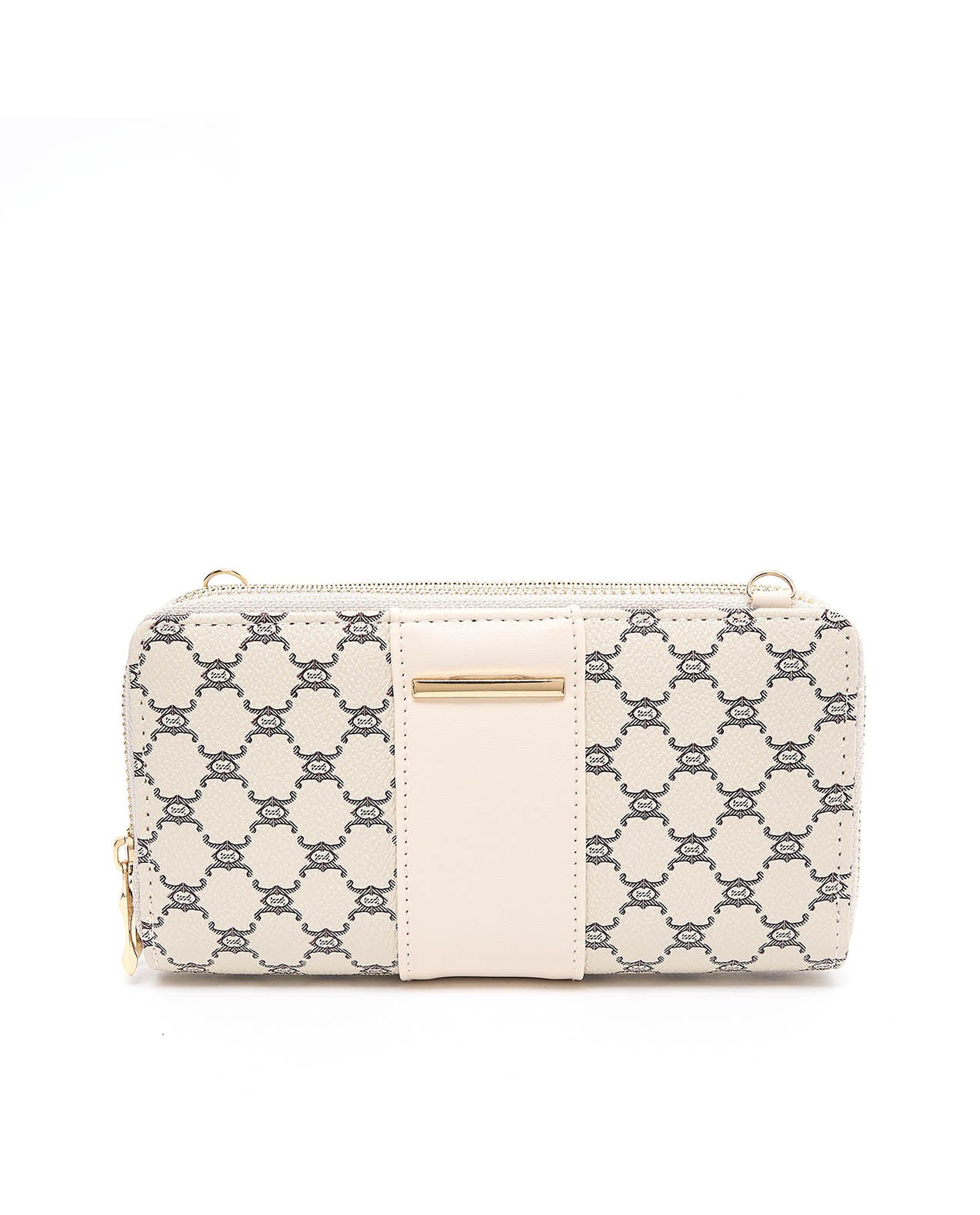 Patterned Wallet with  Sling