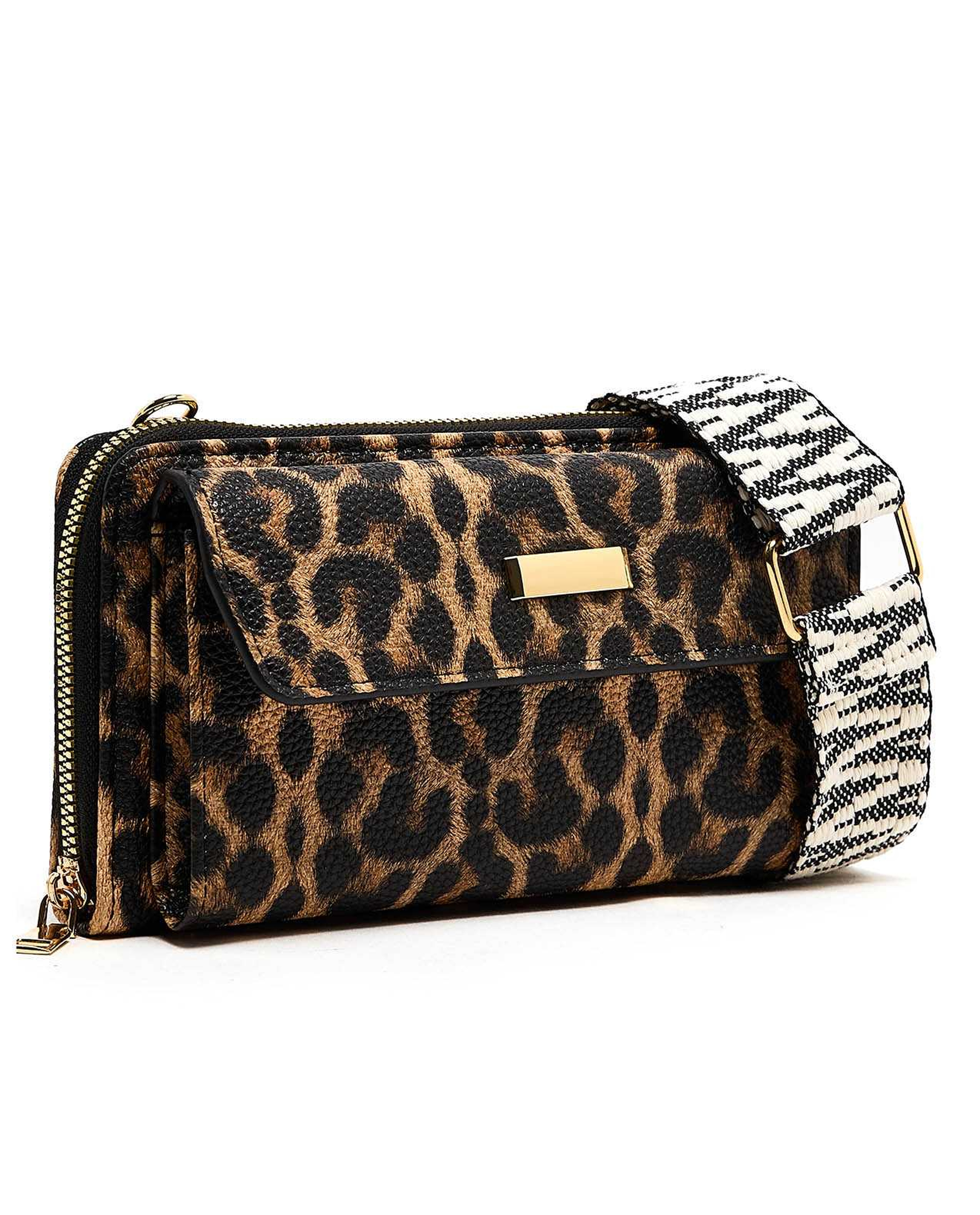 Animal Printed Wallet with  Sling