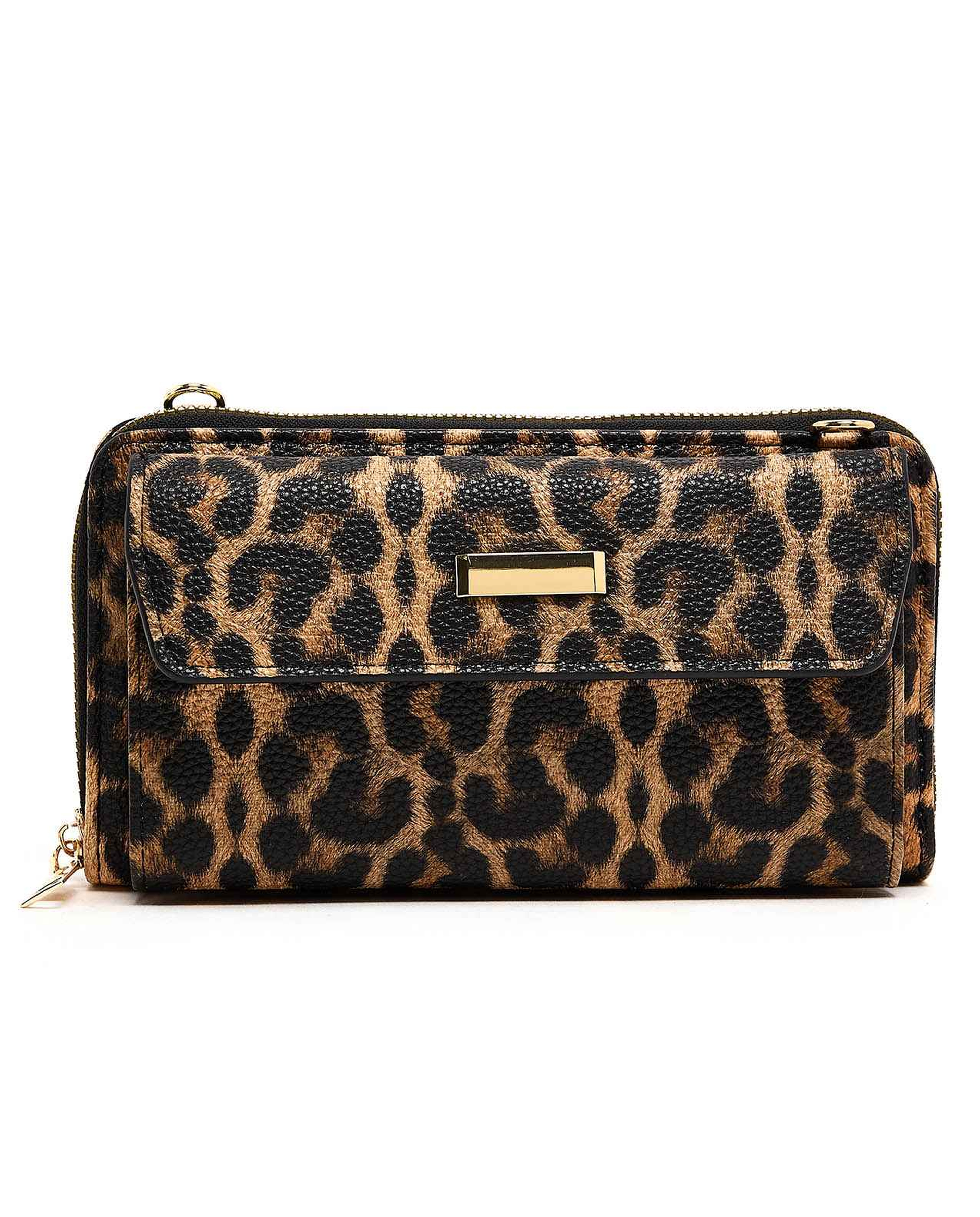 Animal Printed Wallet with  Sling