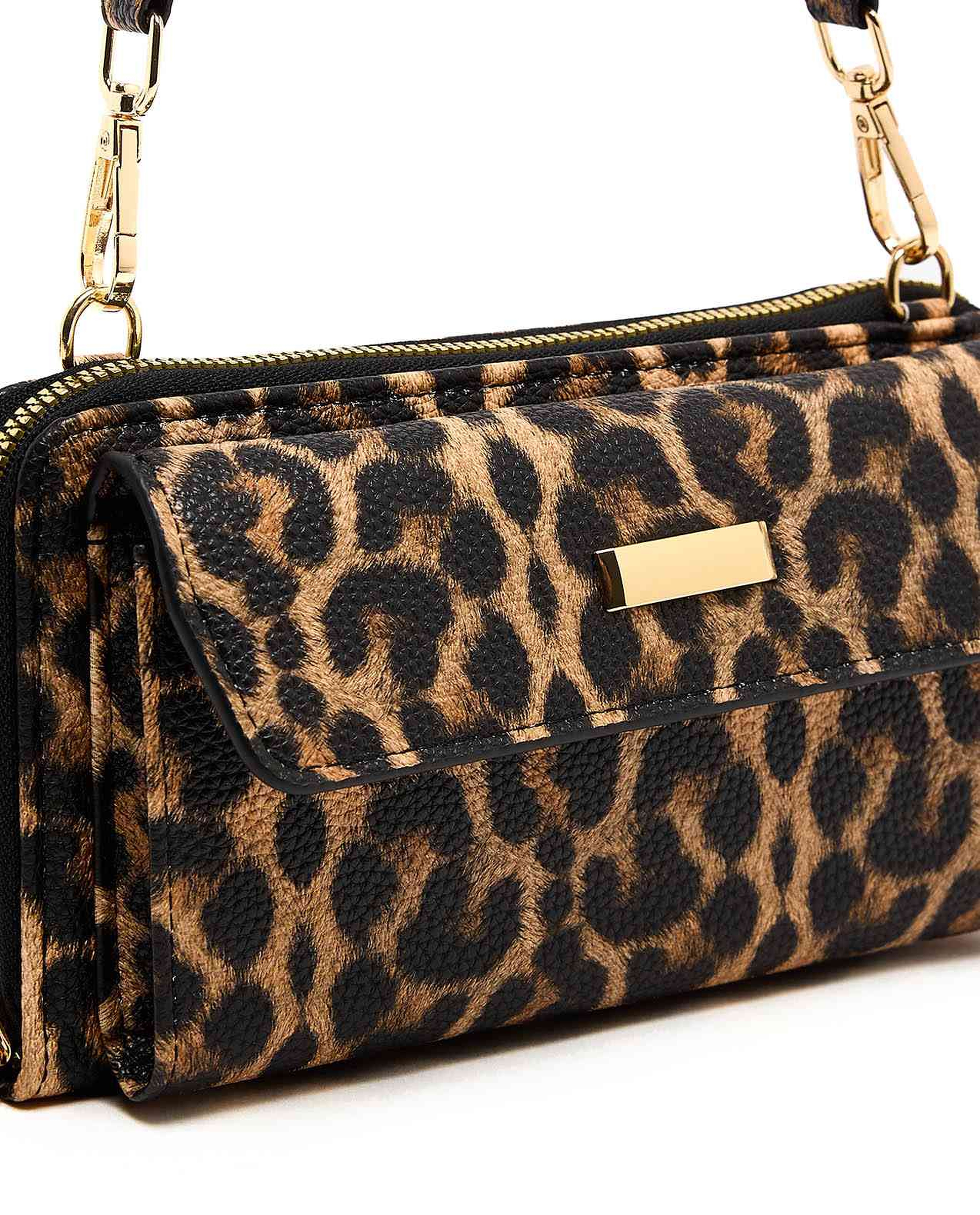 Animal Printed Wallet with  Sling