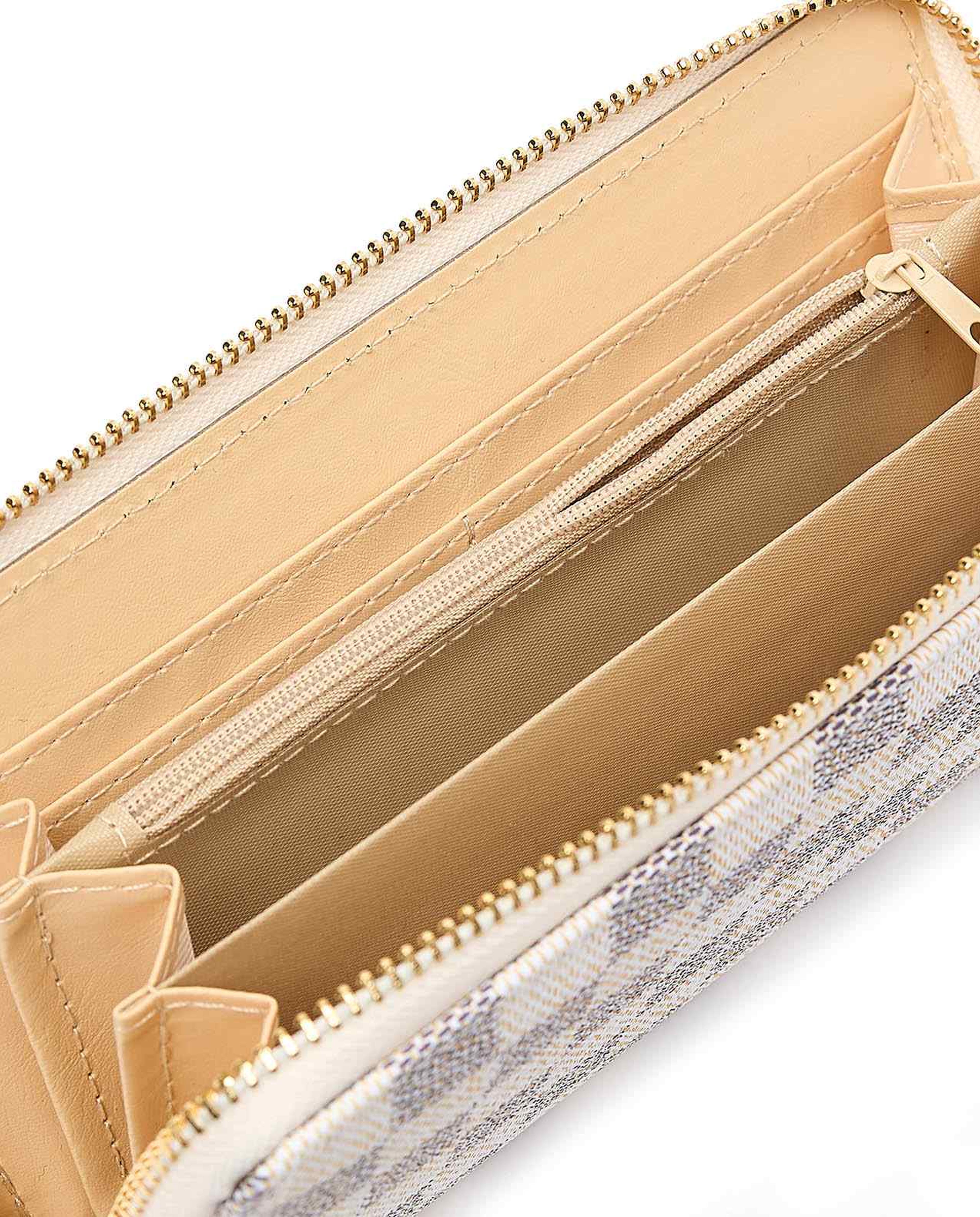 Checkered Long Wallet