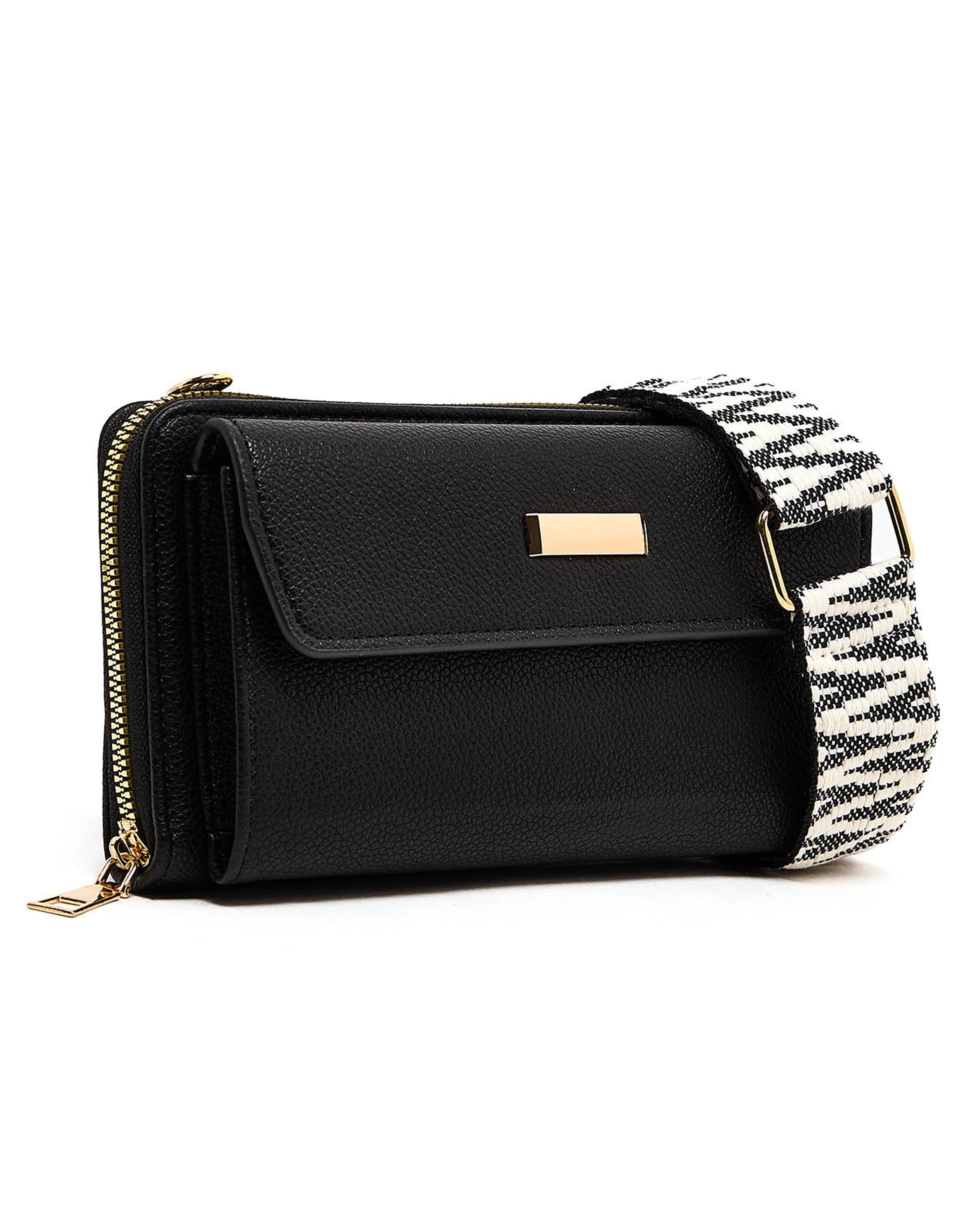 Textured Phone Crossbody Bag