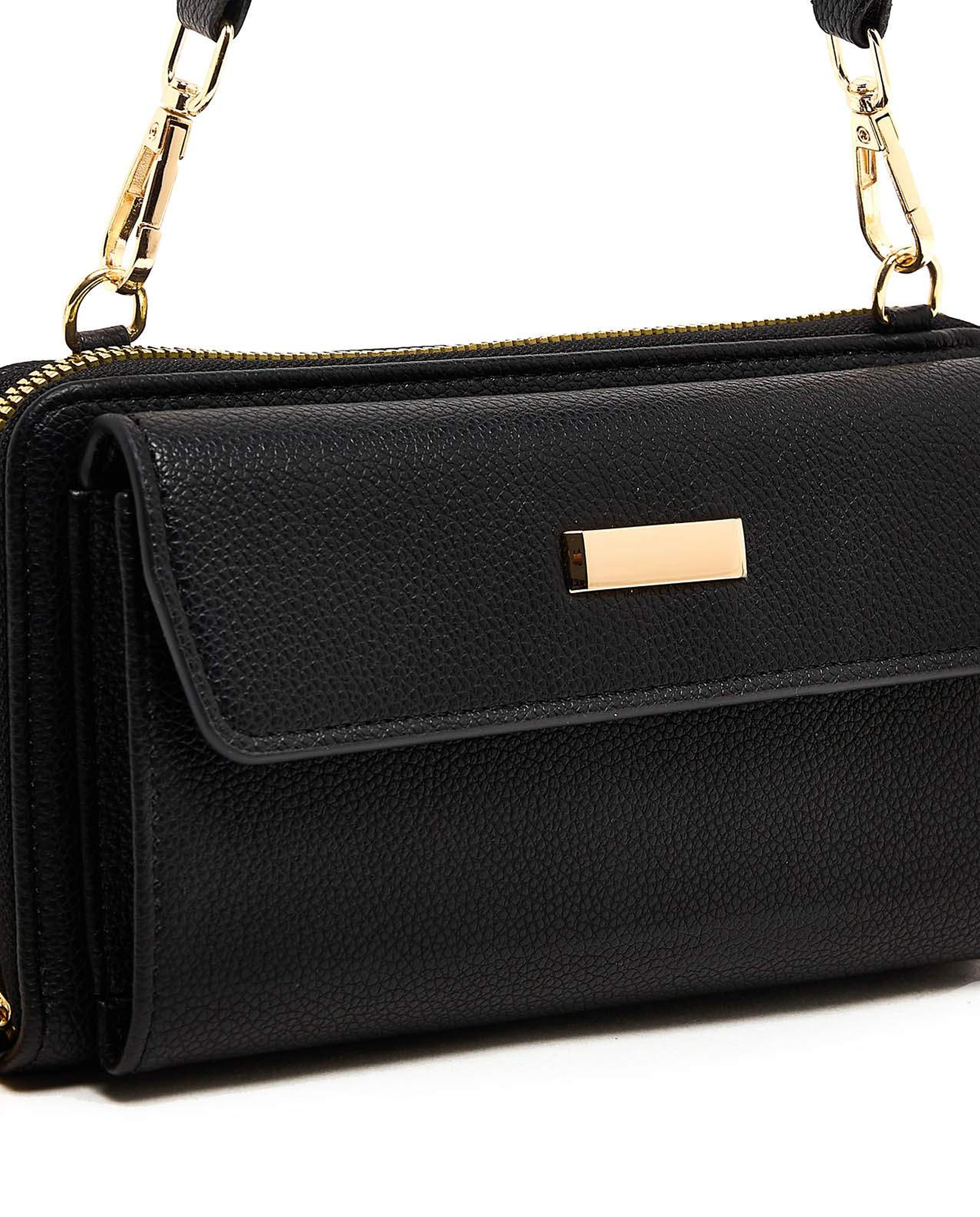 Textured Phone Crossbody Bag
