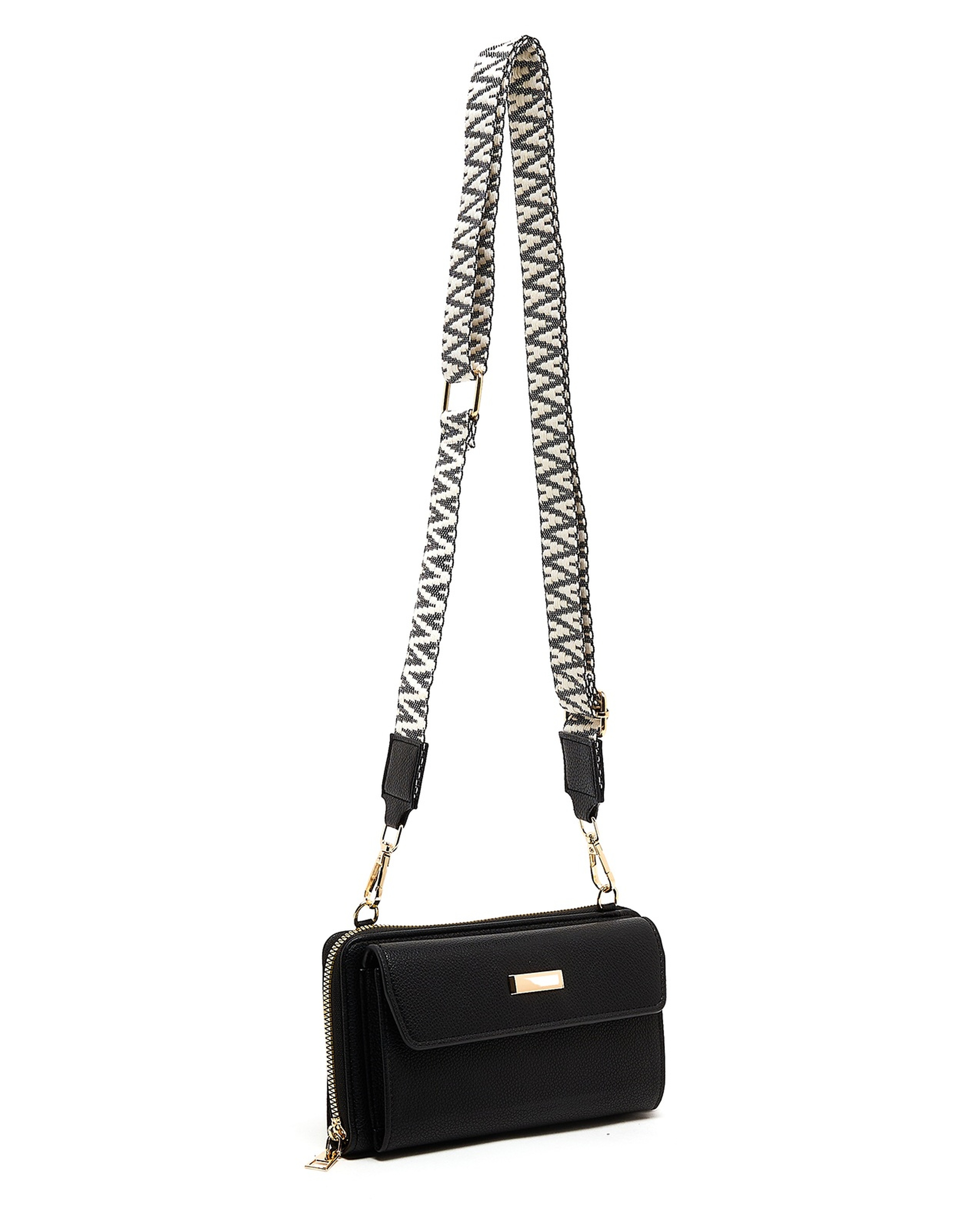 Textured Phone Crossbody Bag
