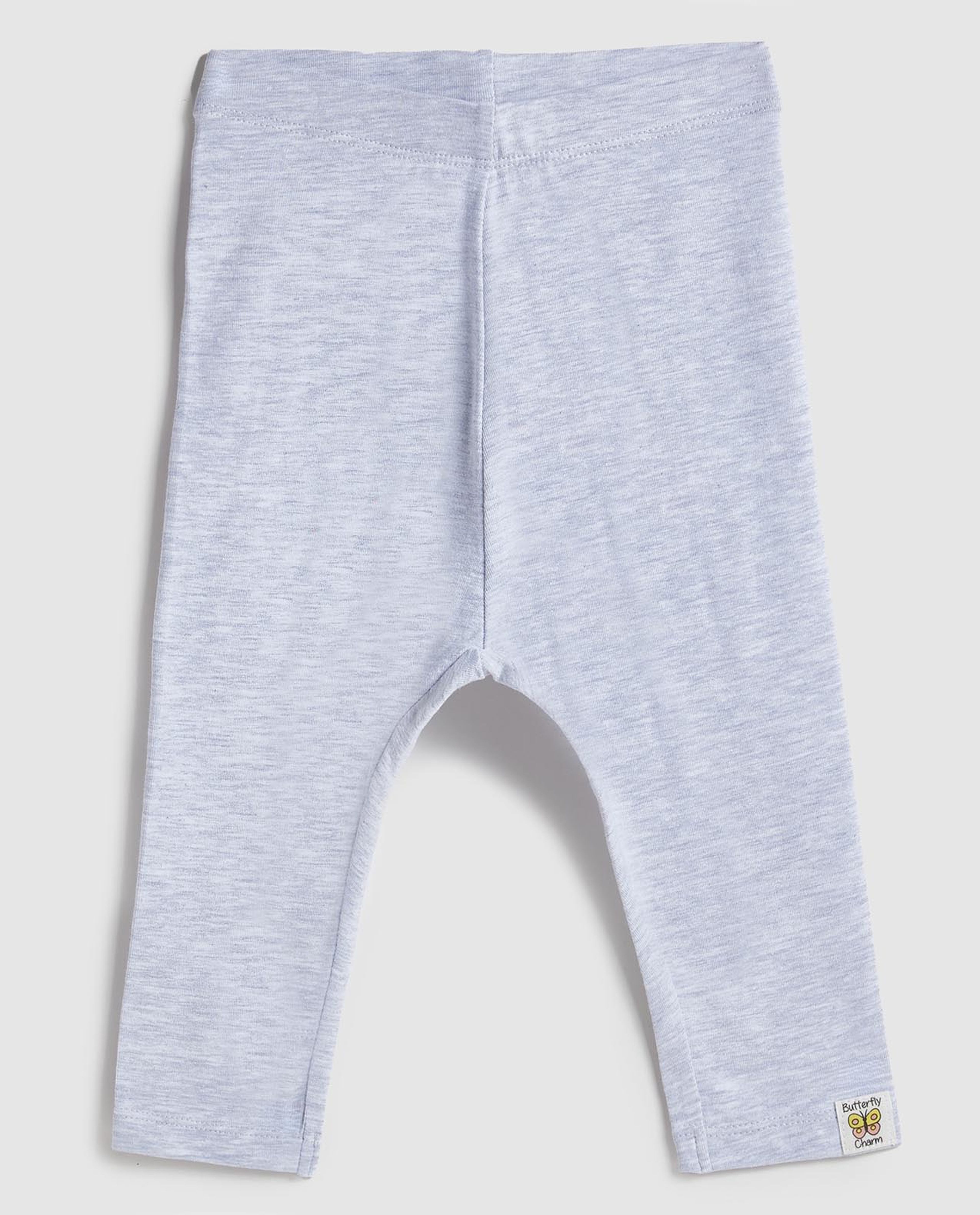 Solid Leggings with Elastic Waist