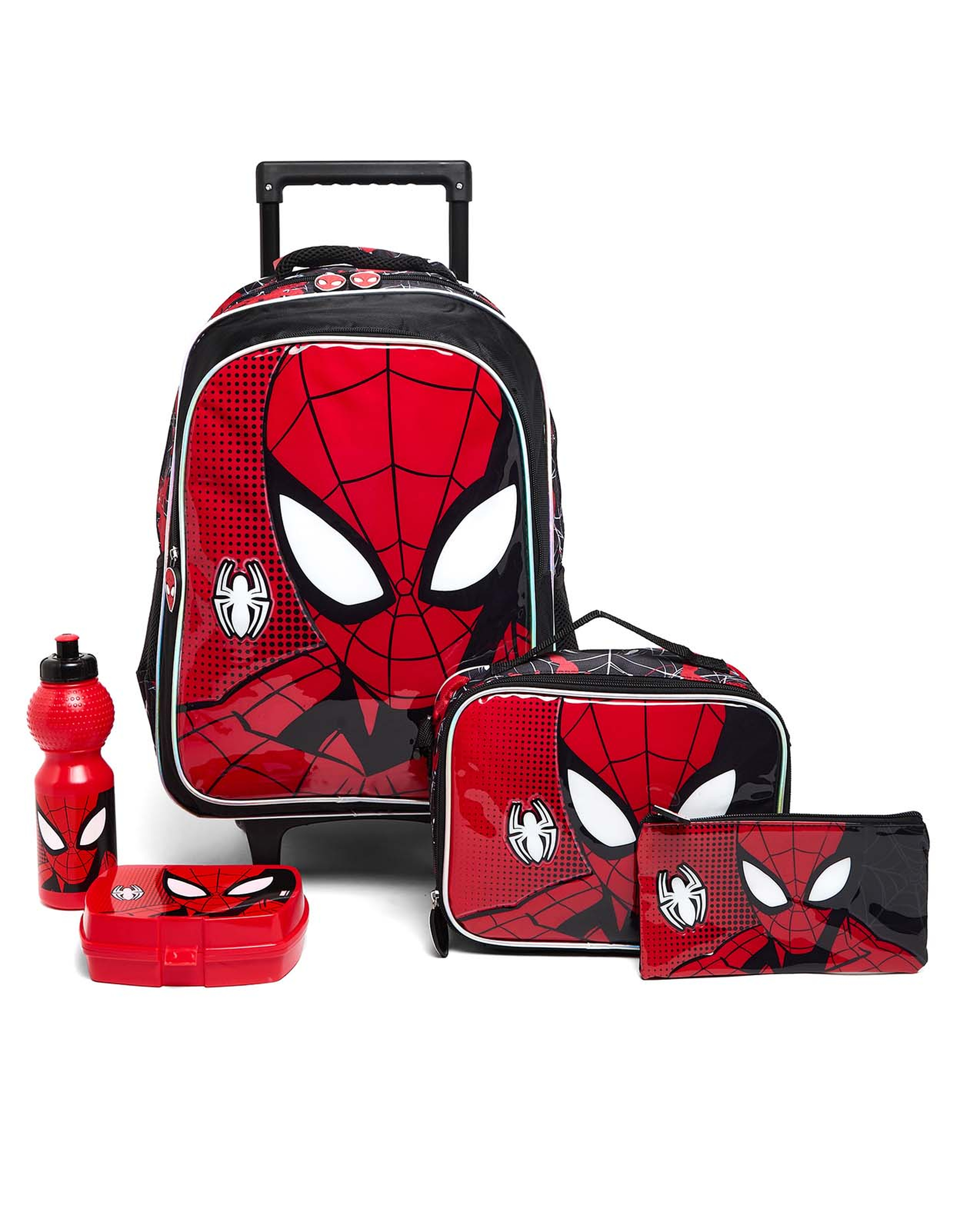 Spider-Man 18" Trolley Backpack Set"