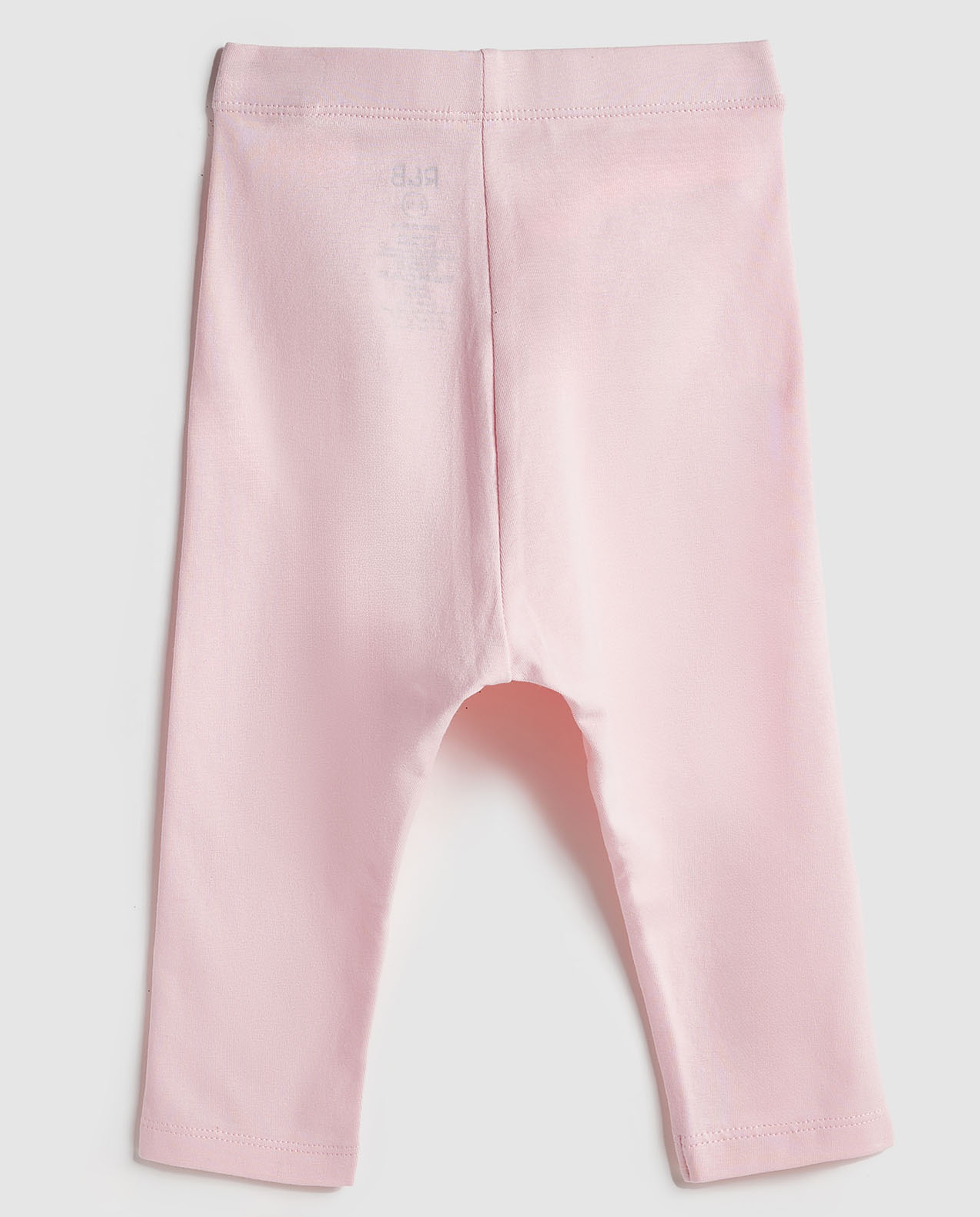 Solid Leggings with Elastic Waist