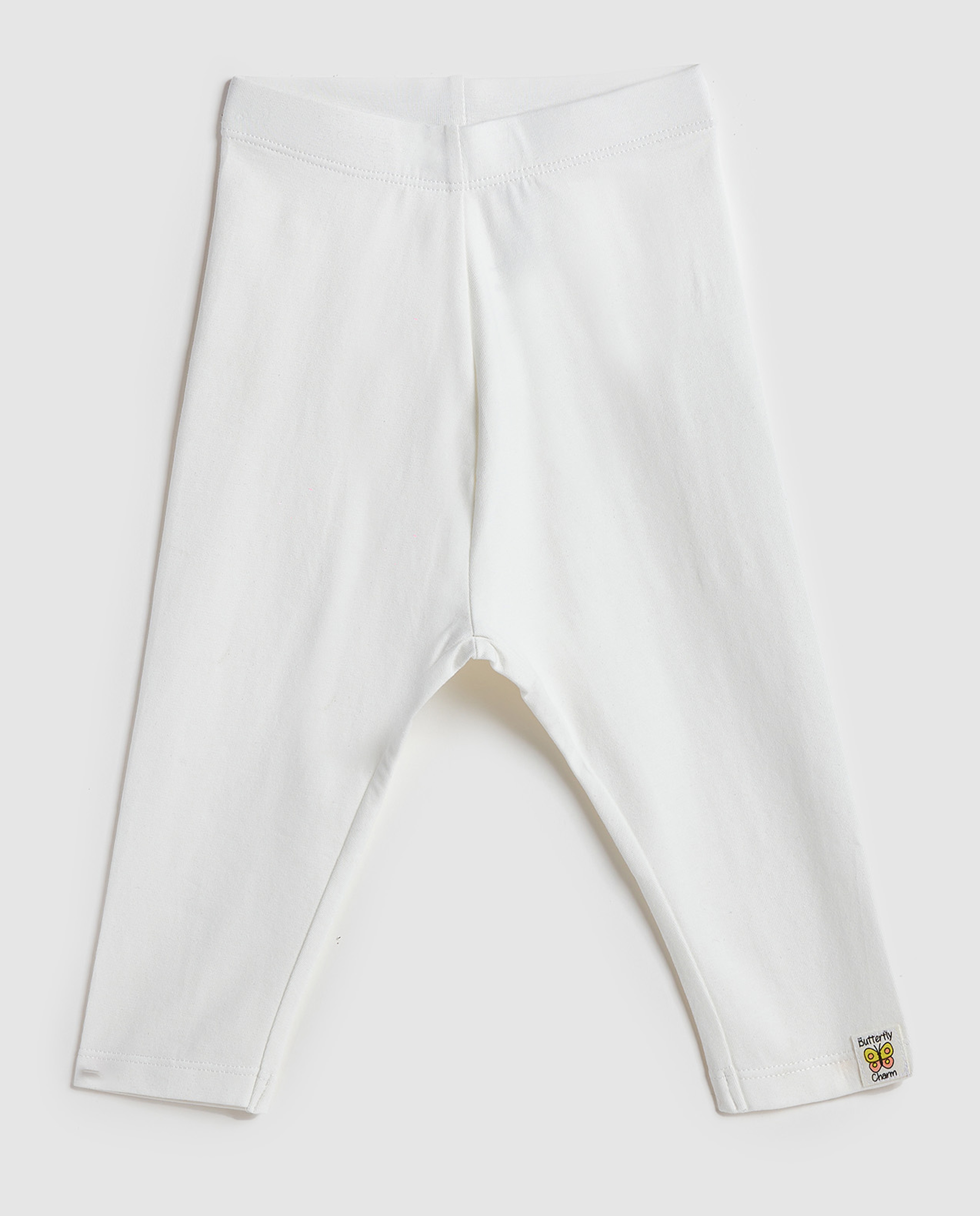 Solid Leggings with Elastic Waist