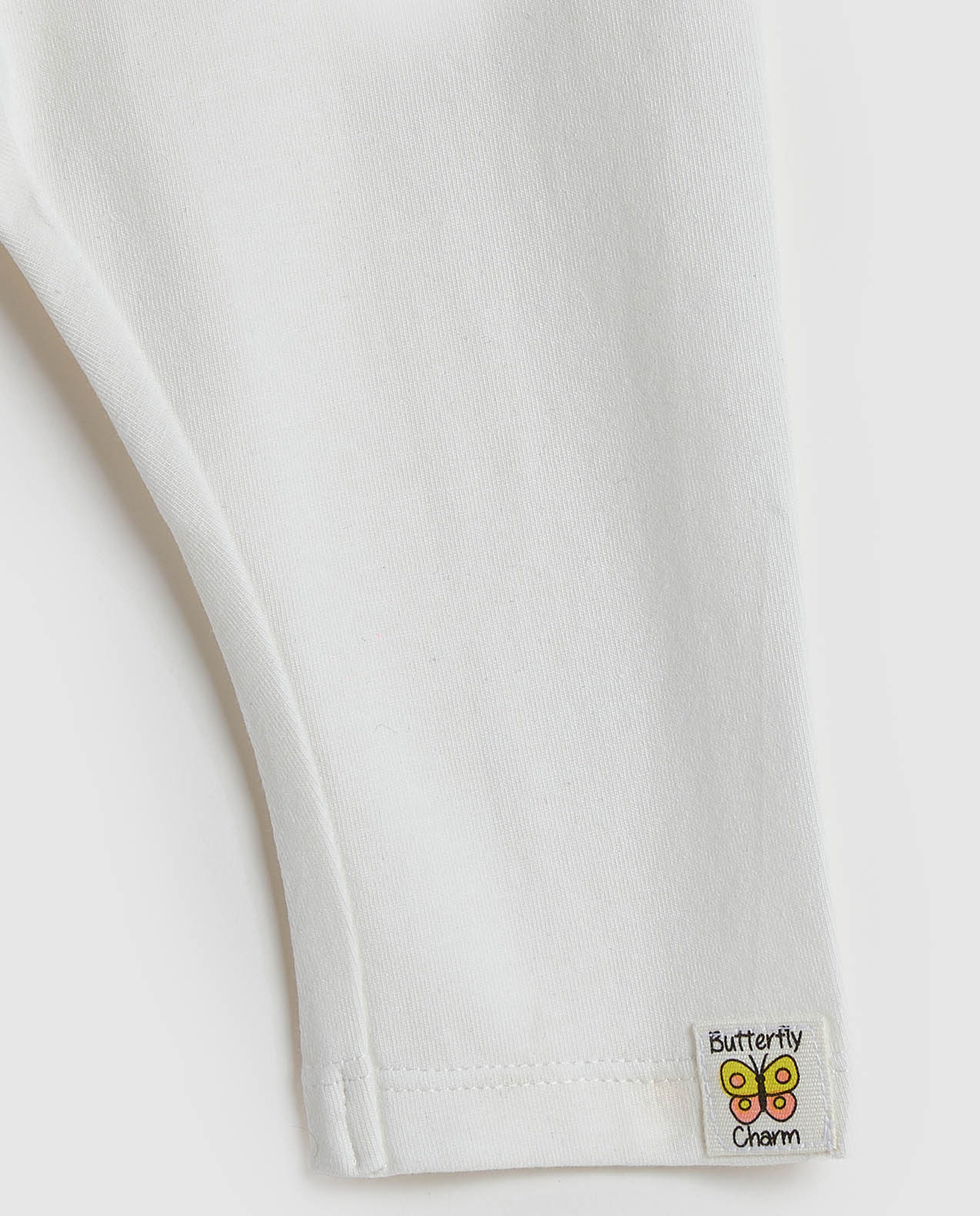 Solid Leggings with Elastic Waist