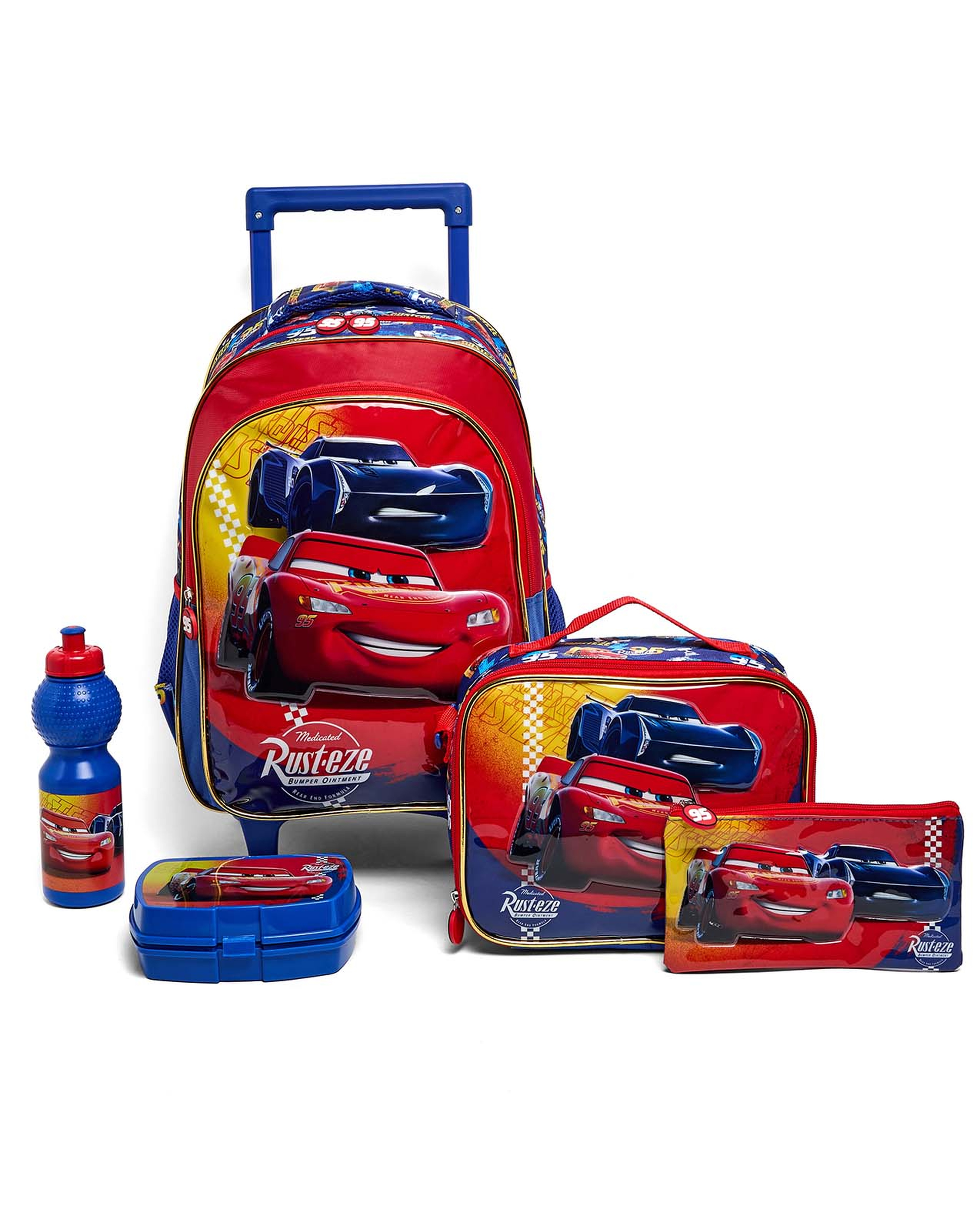 Cars 16" Trolley Backpack Set"