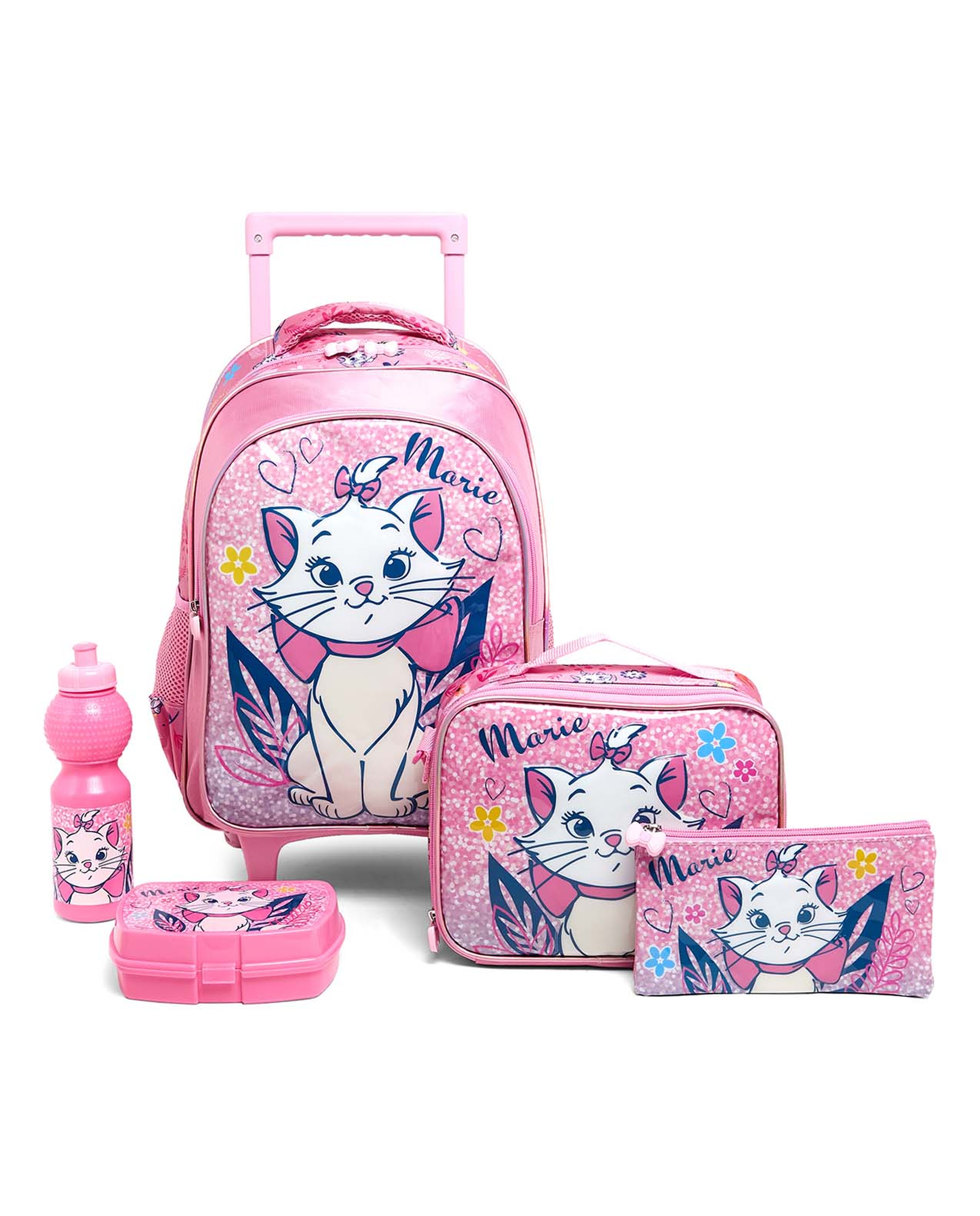 Marie 16" Trolley Backpack Set"