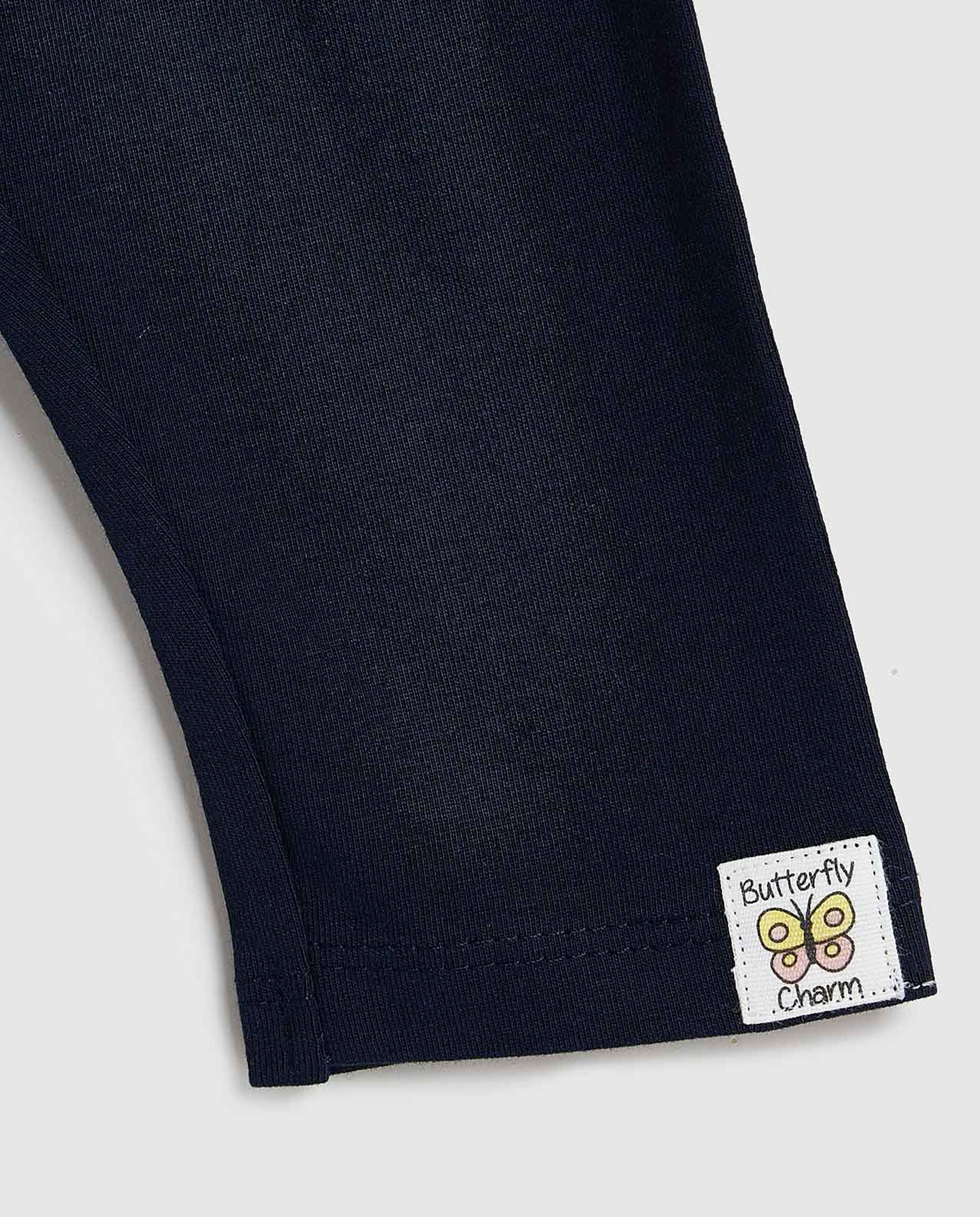 Solid Leggings with Elastic Waist