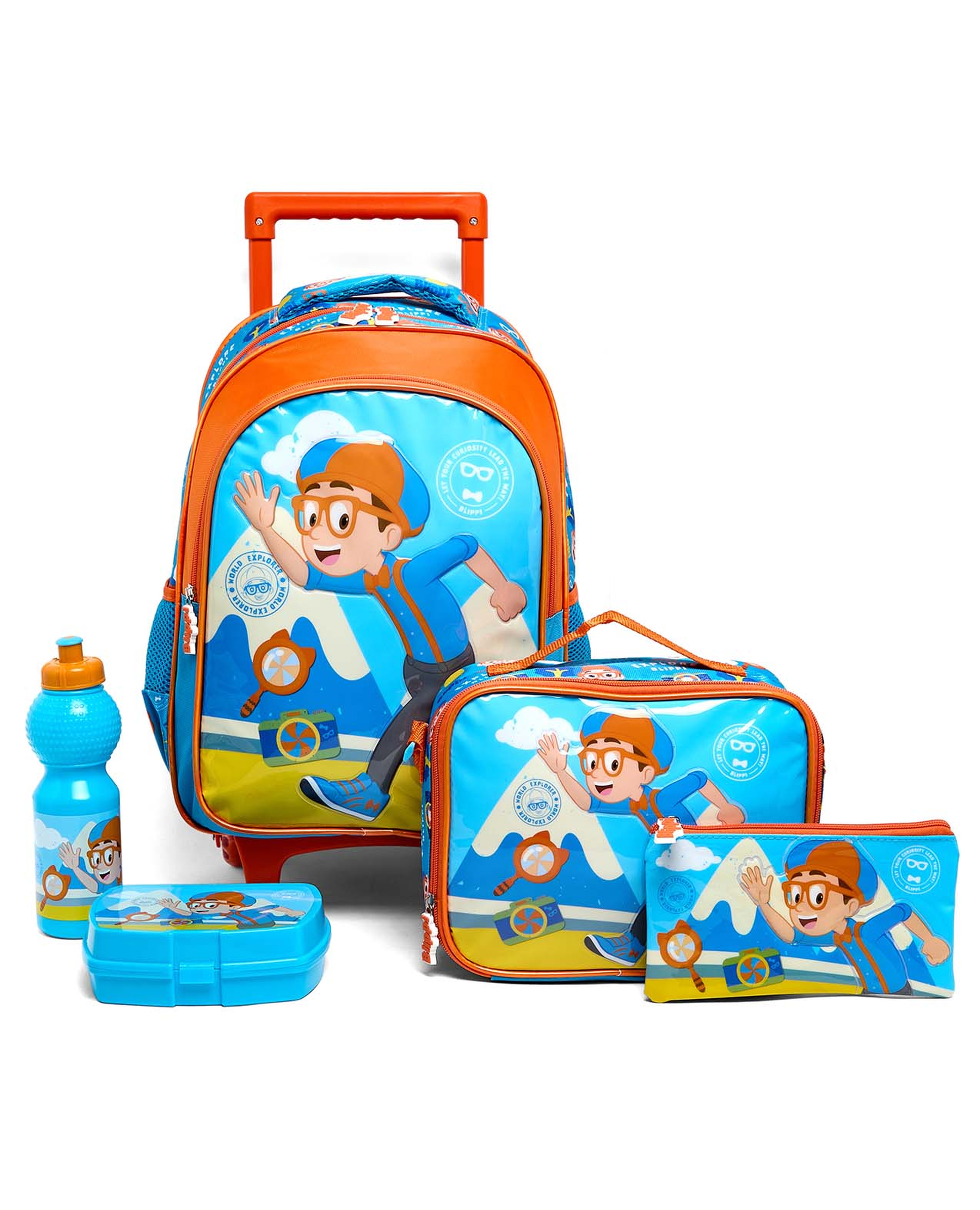 Blippi 16" Trolley Backpack Set"