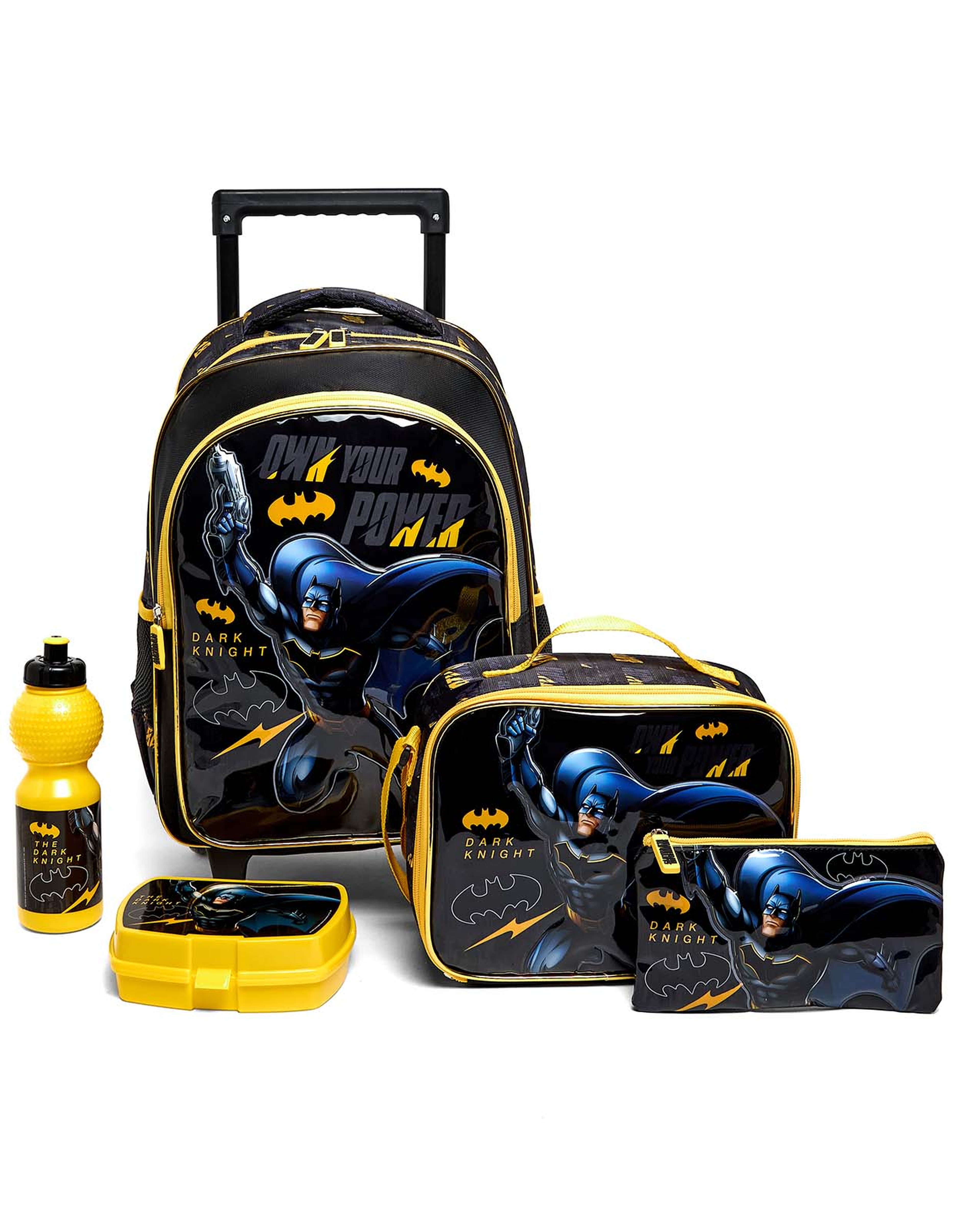 Batman 18" Trolley Backpack Set"