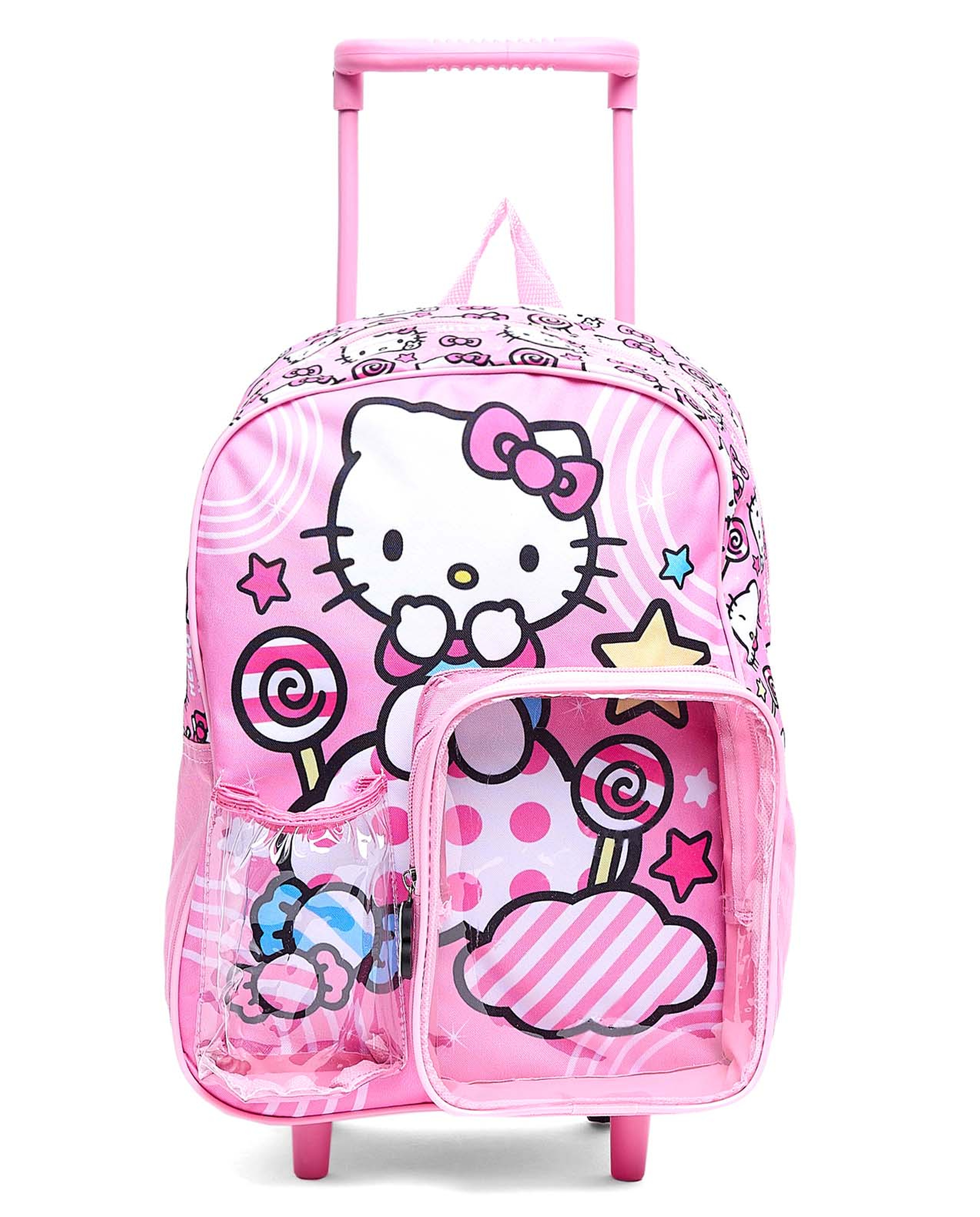 طقم حقيبة مدرسية ترولي هالو كيتي 14 بوصة