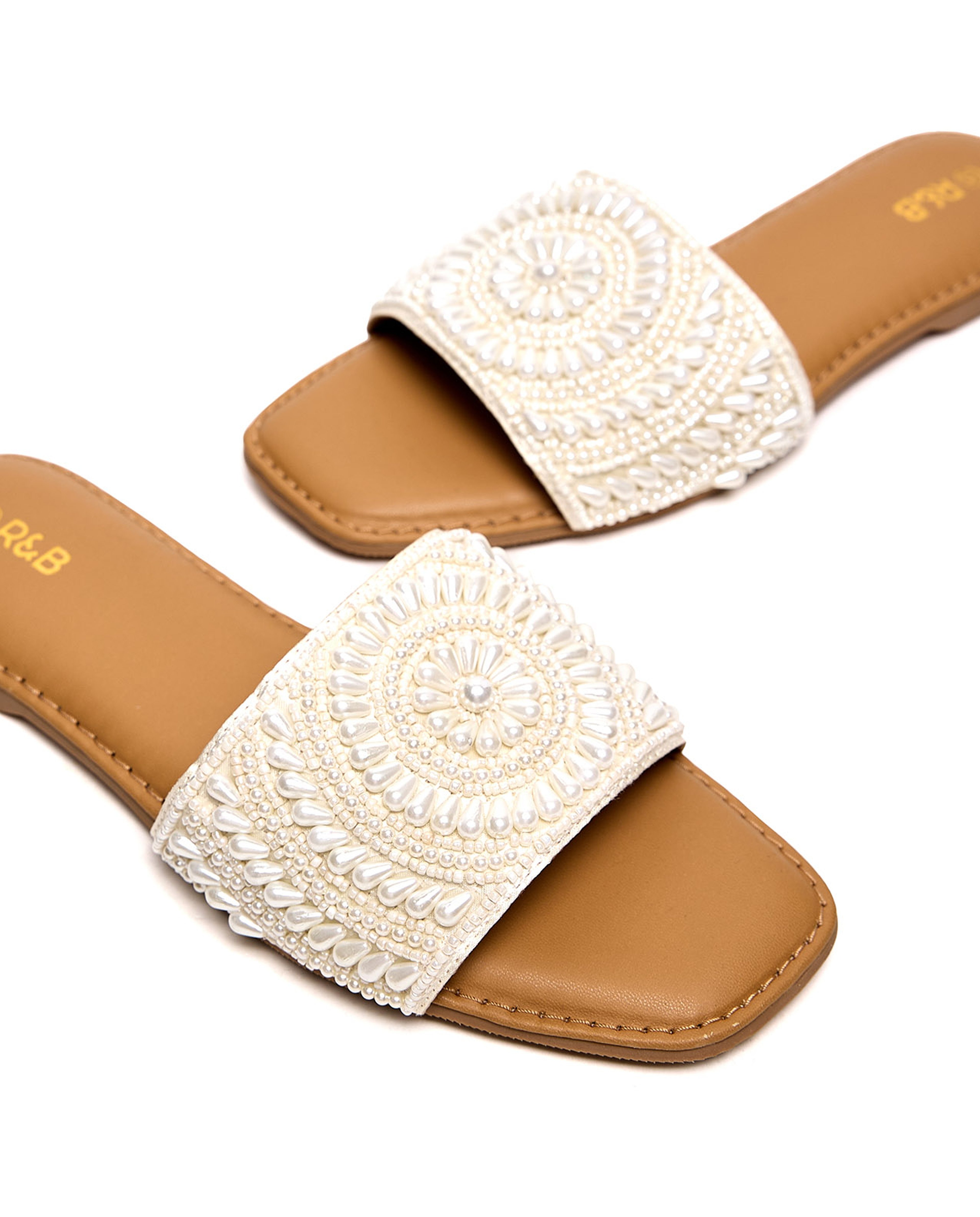 Embellished Flat Sandals