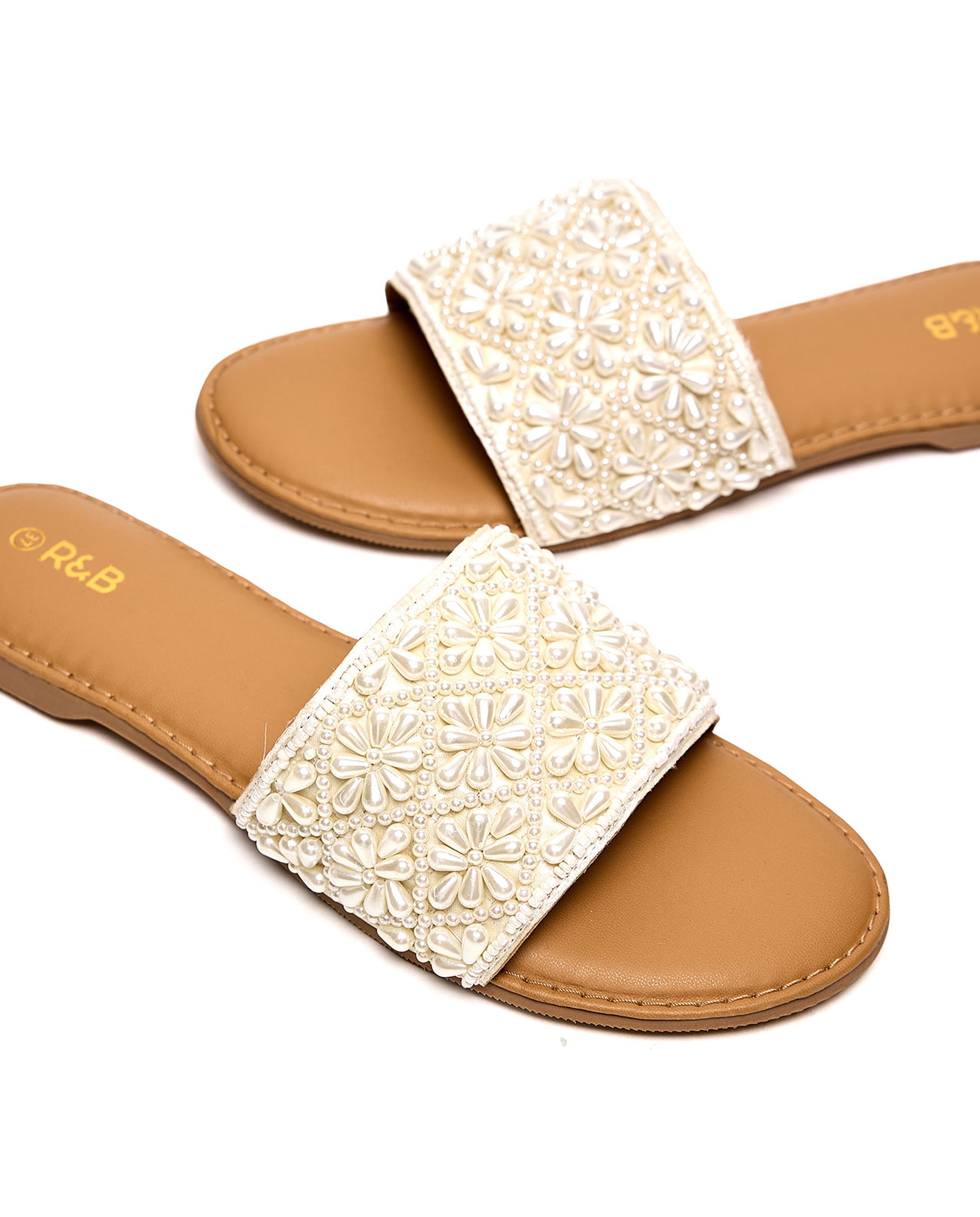 Embellished Flat Sandals