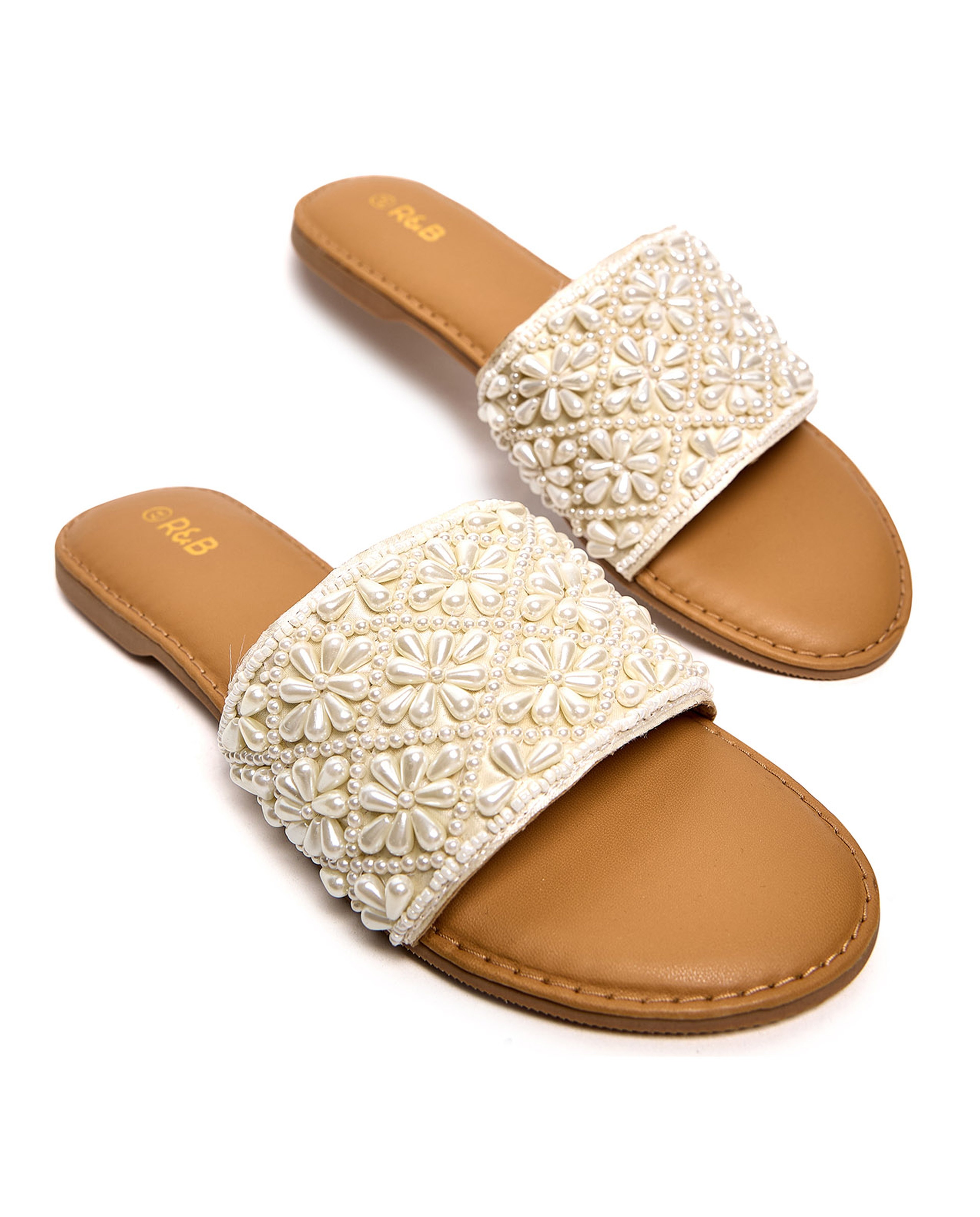 Embellished Flat Sandals