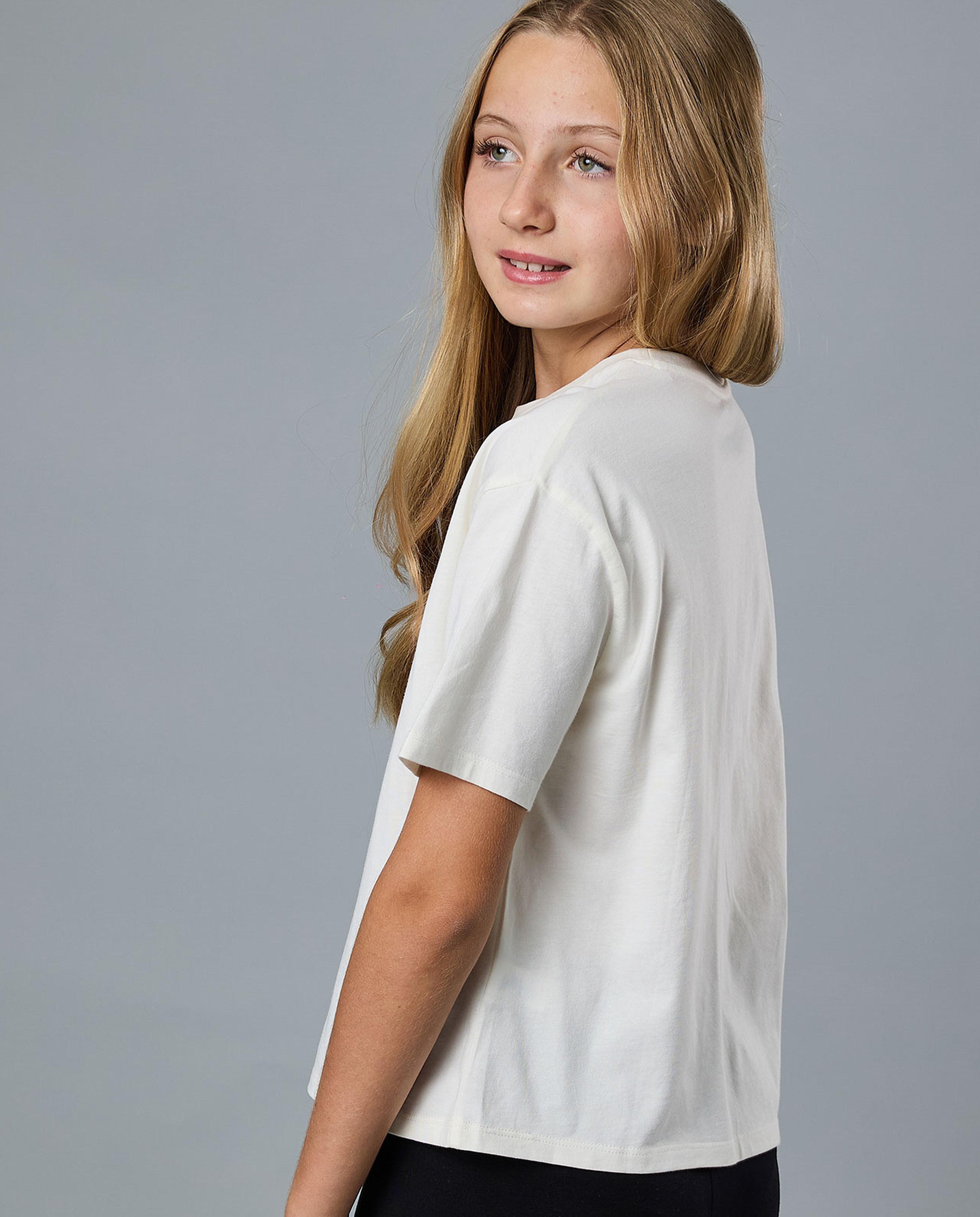 Printed T-Shirt with Crew Neck and Short Sleeves