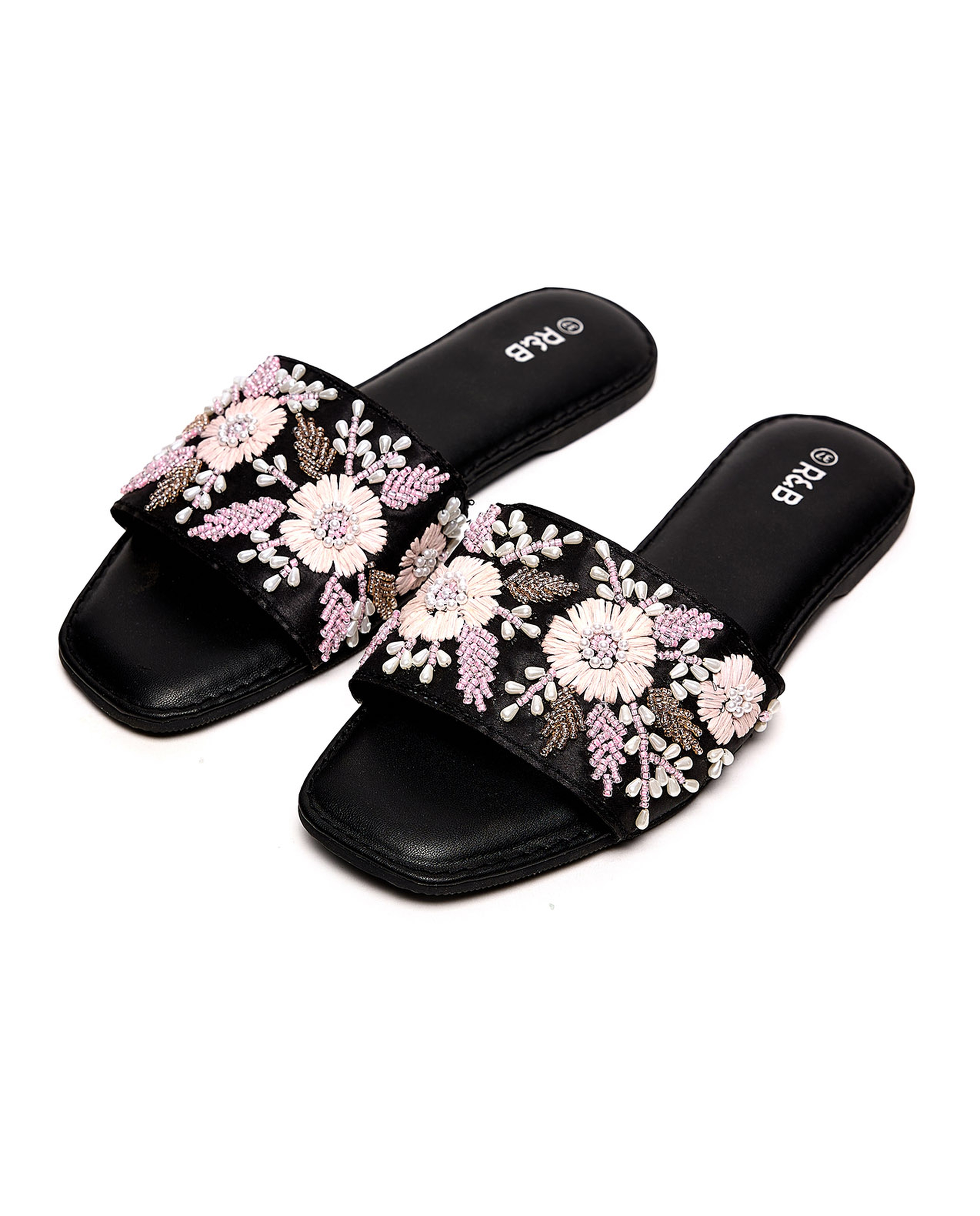 Embellished Flat Sandals