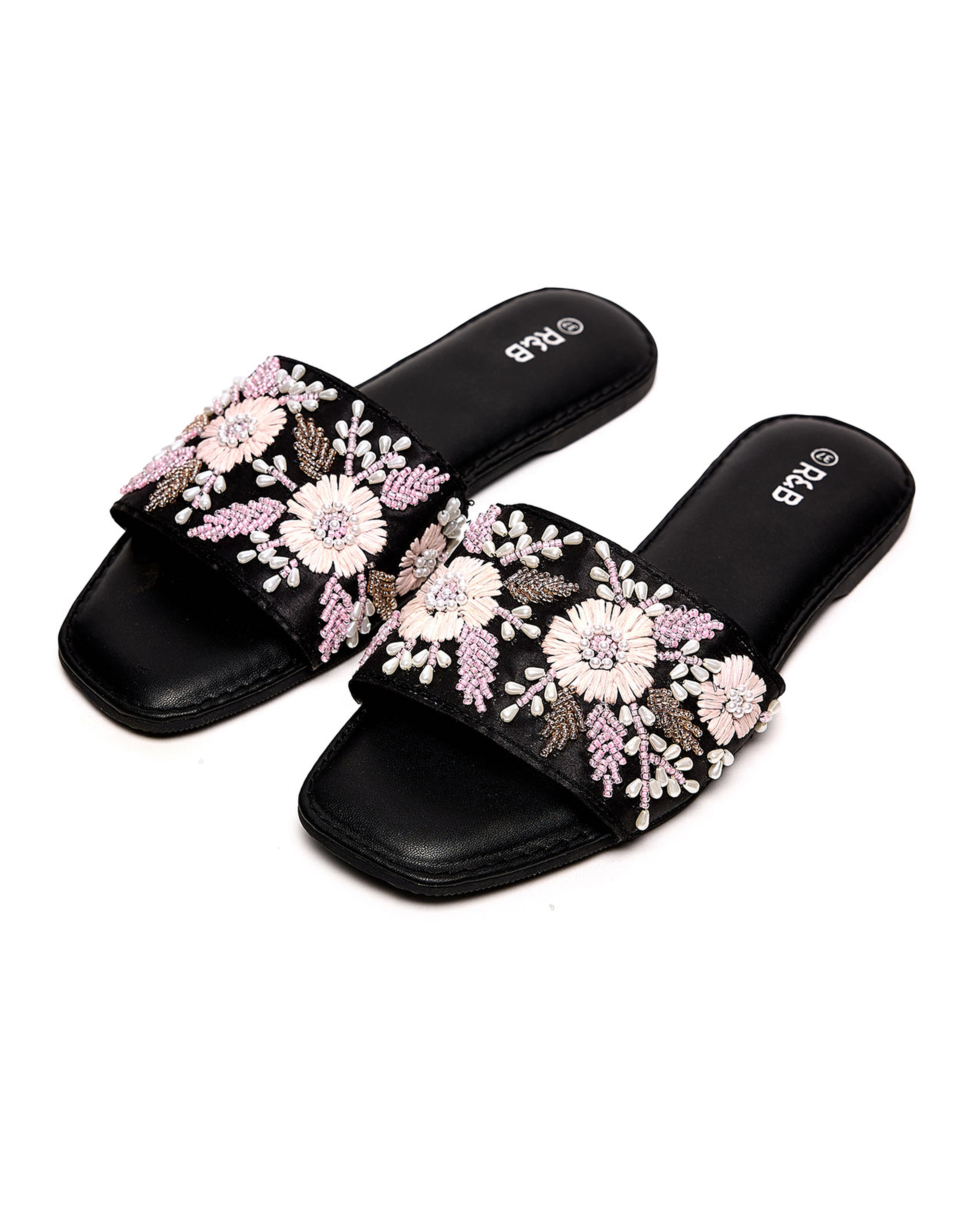 Embellished Flat Sandals