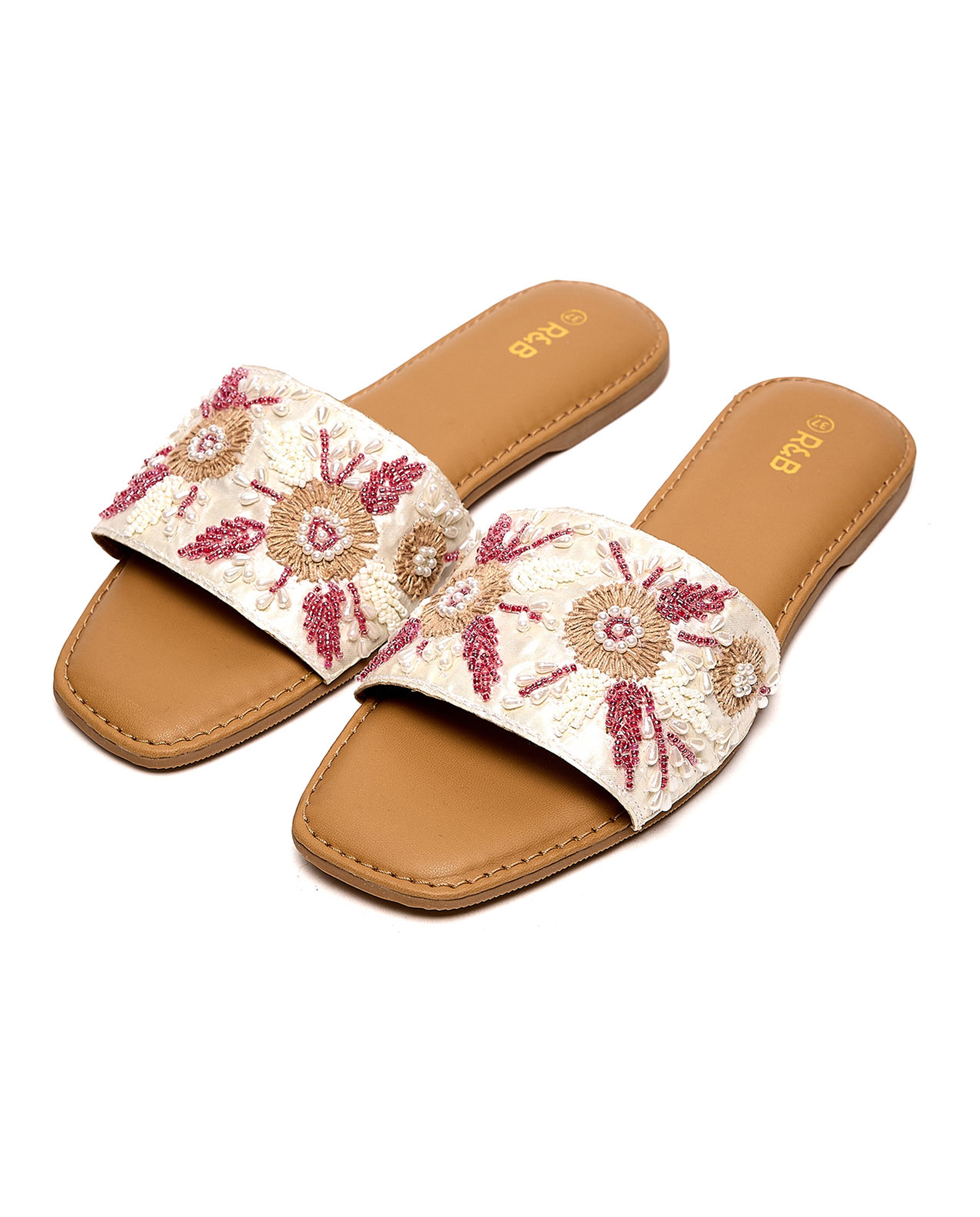 Embellished Flat Sandals