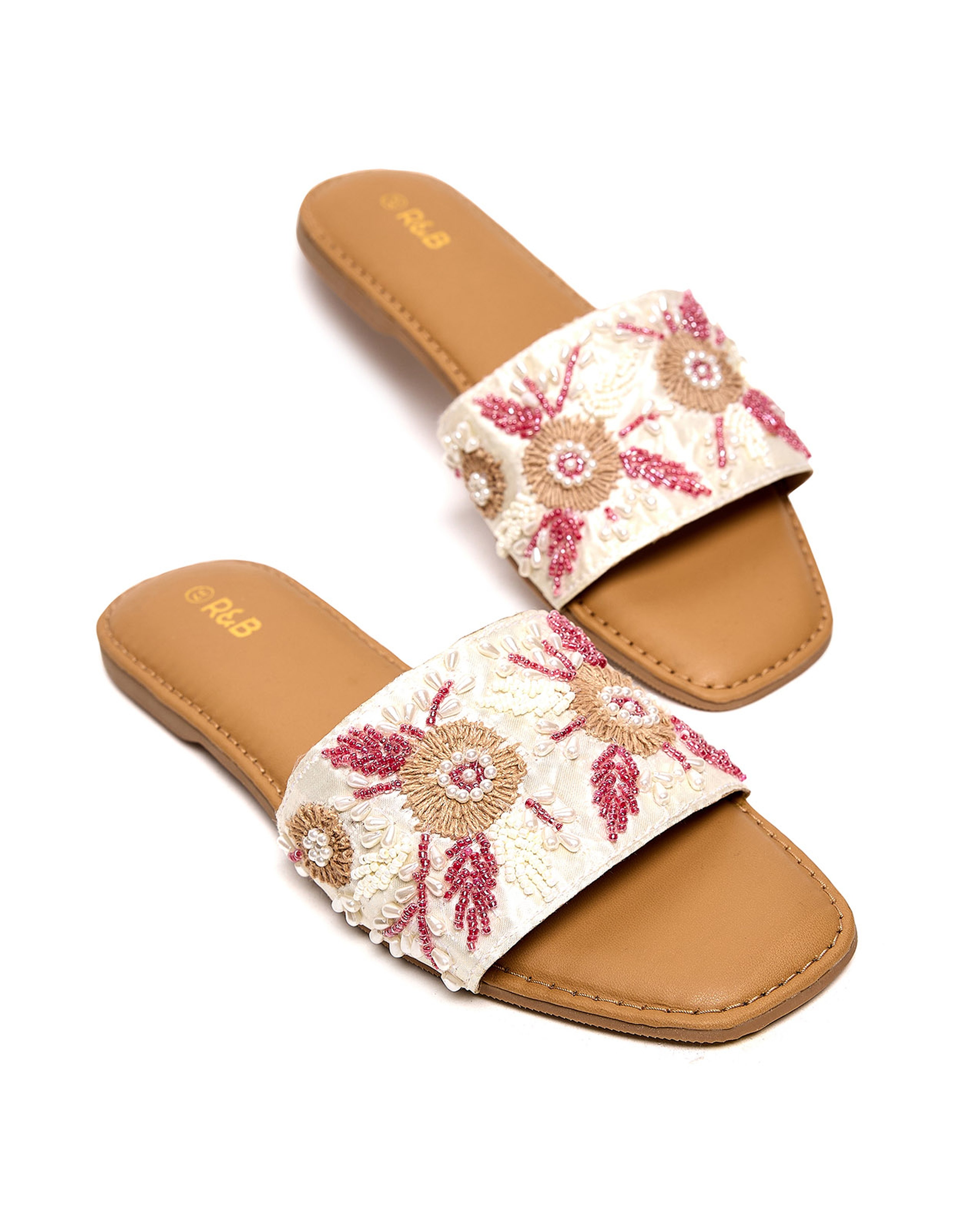 Embellished Flat Sandals