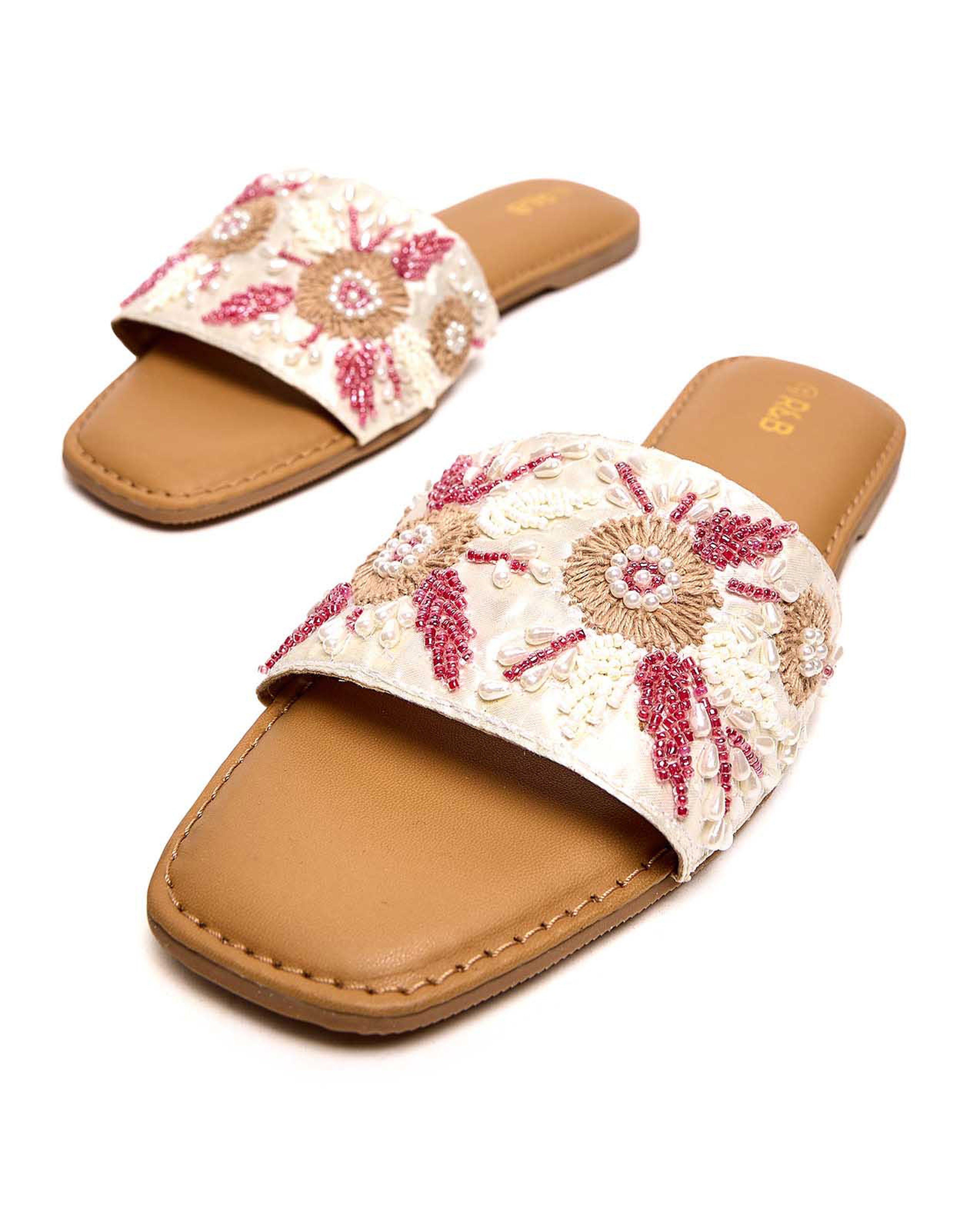 Embellished Flat Sandals