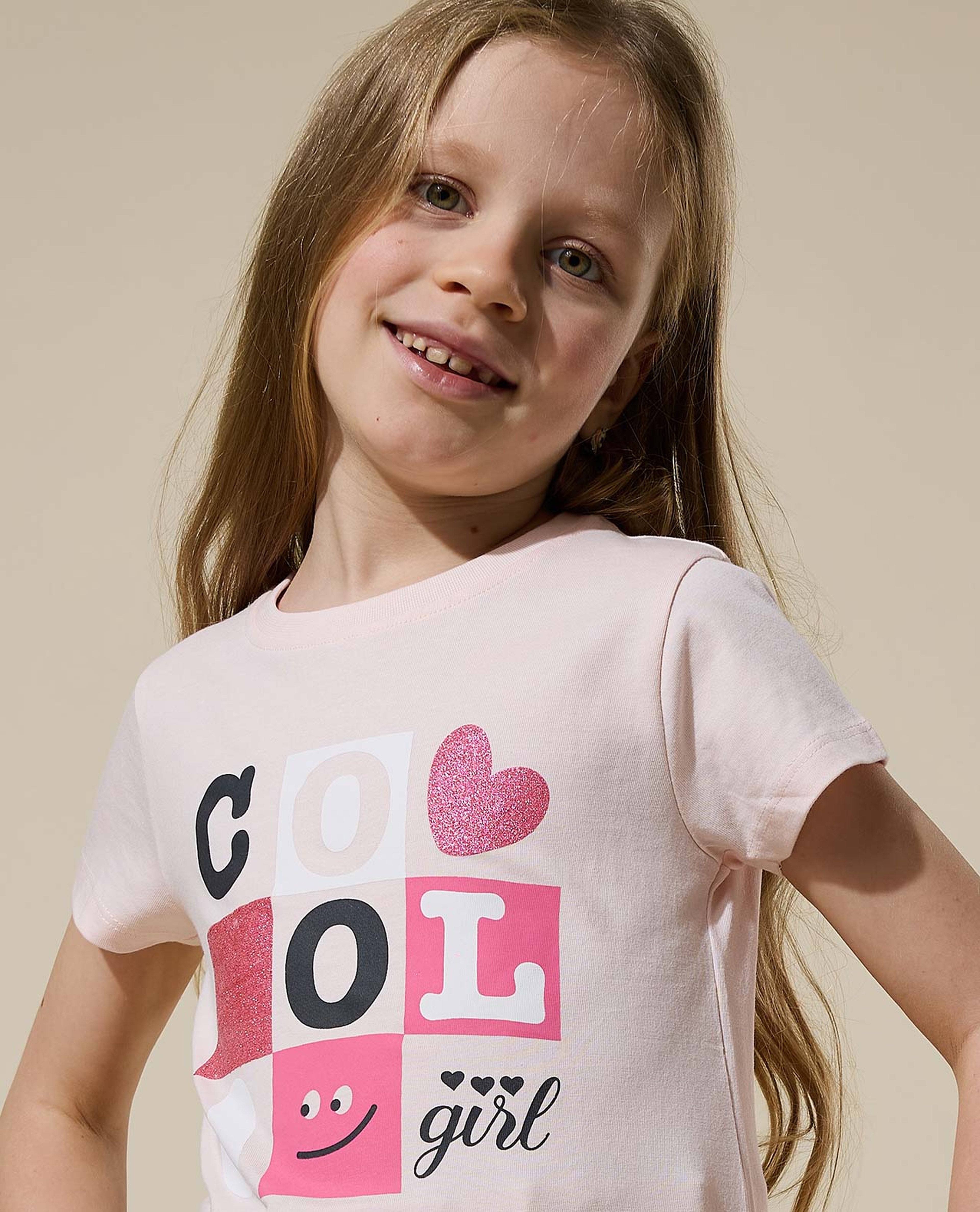 Graphic Print T-Shirt with Crew Neck and Short Sleeves