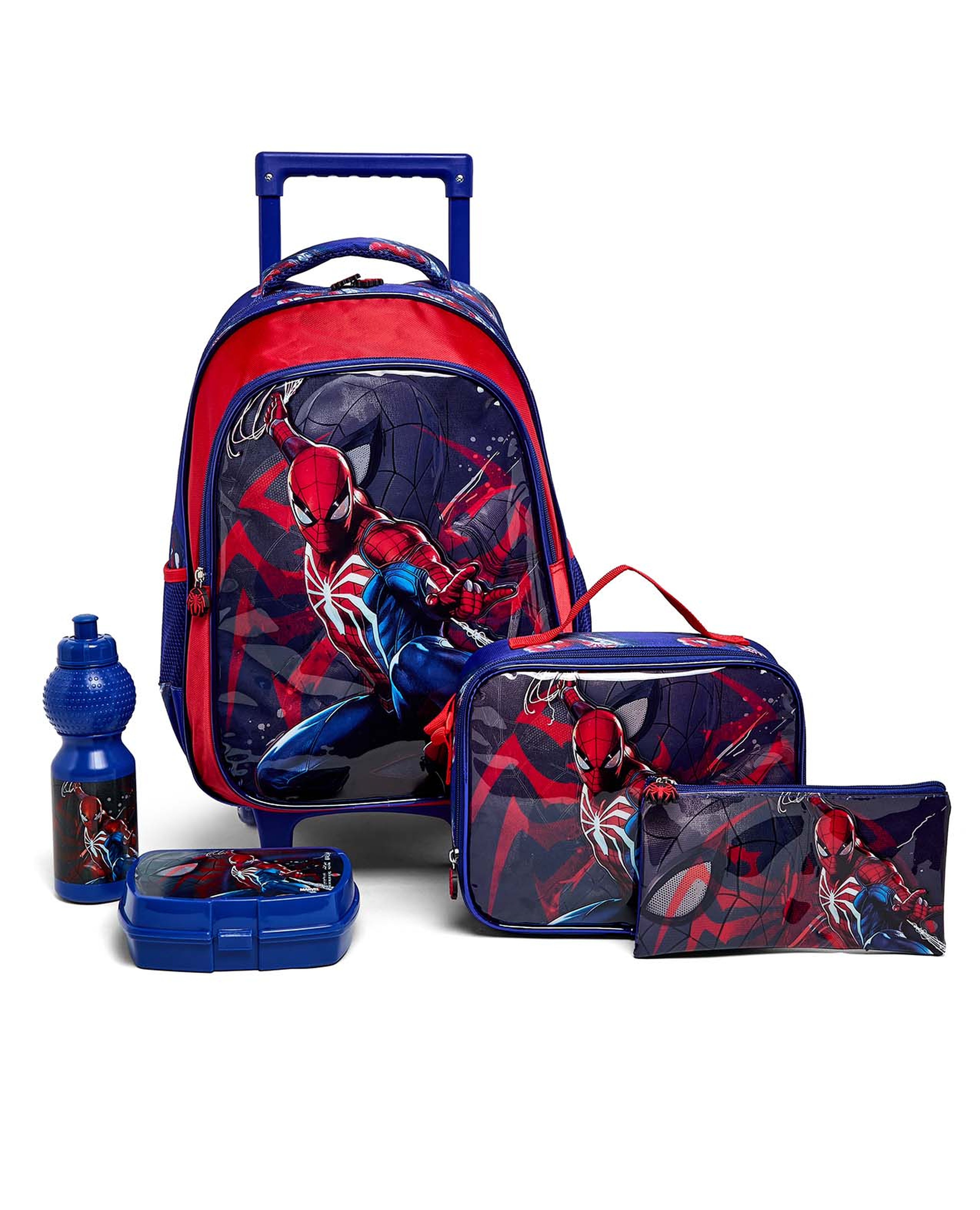 Spider-Man 16" Trolley Backpack Set"