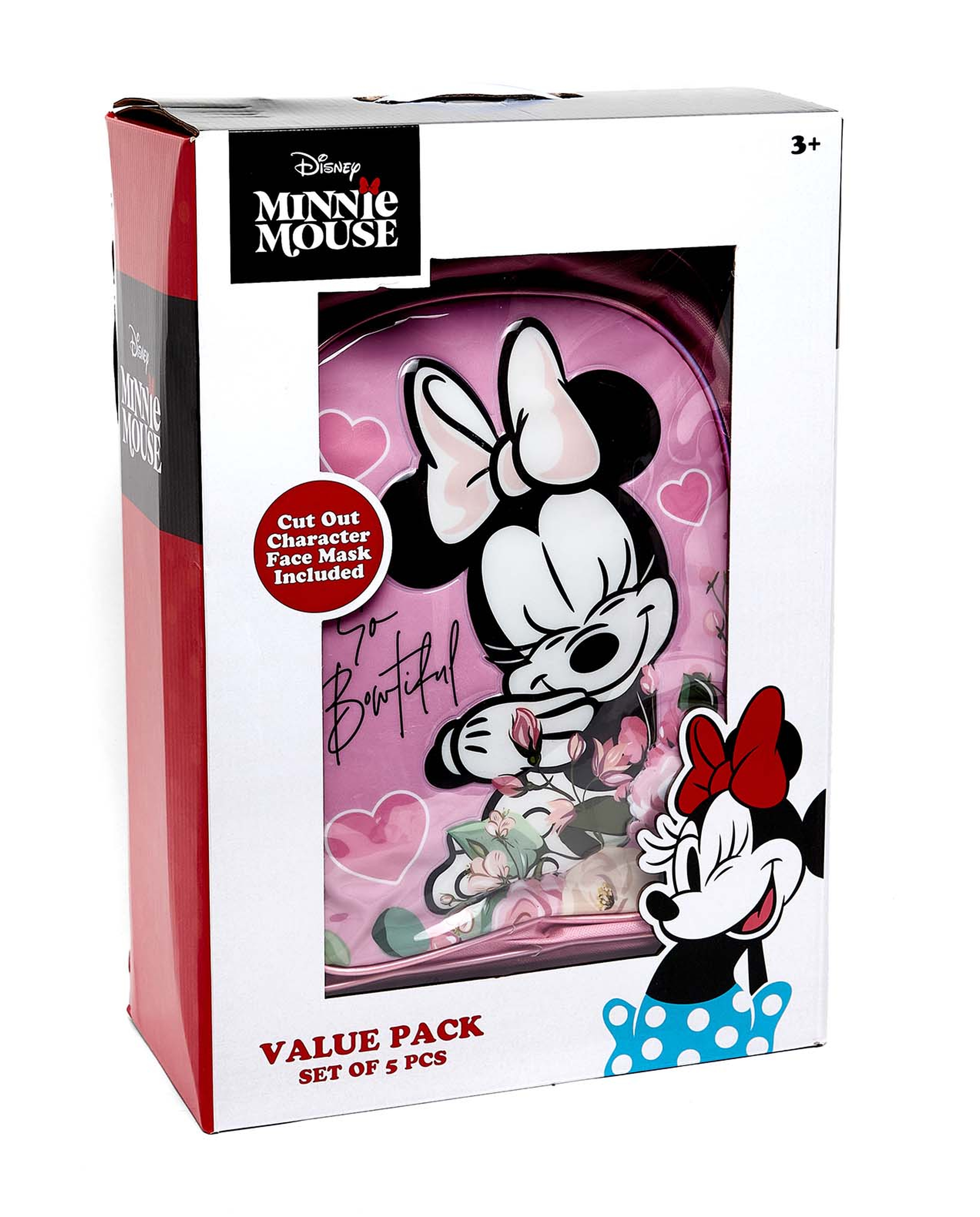 Minnie Mouse Print 16" Trolley Backpack Set"