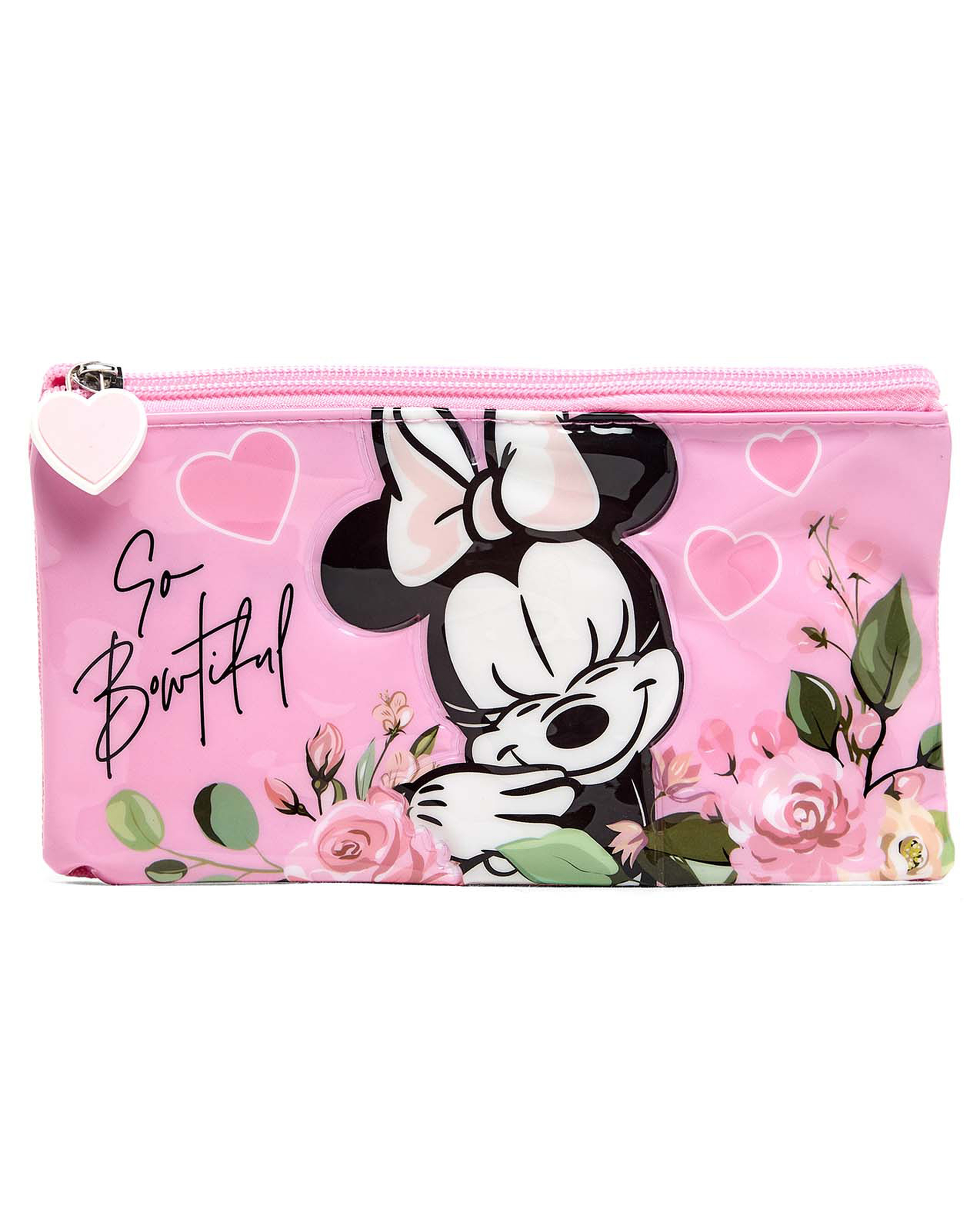 Minnie Mouse Print 16" Trolley Backpack Set"