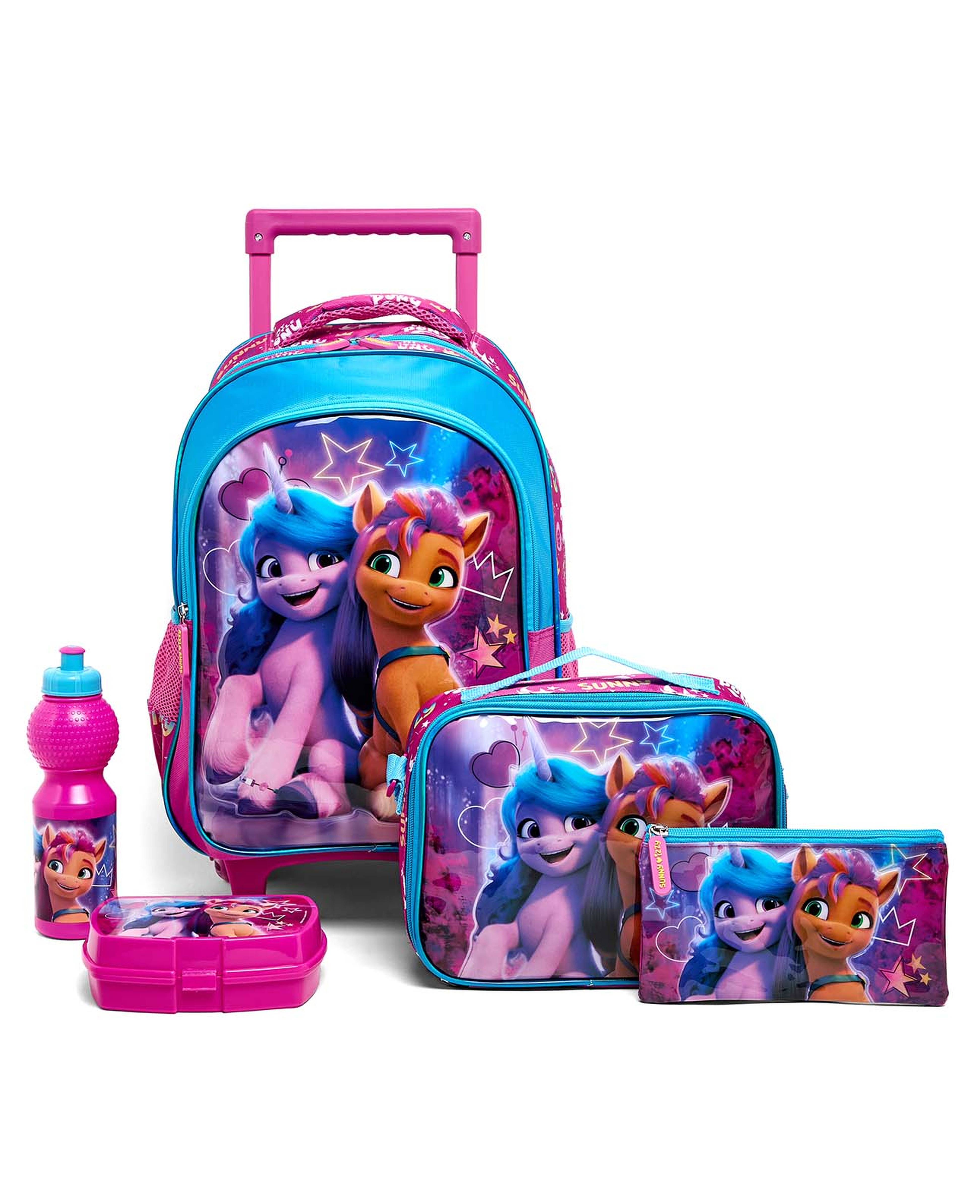 My Little Pony 16" Trolley Backpack Set"