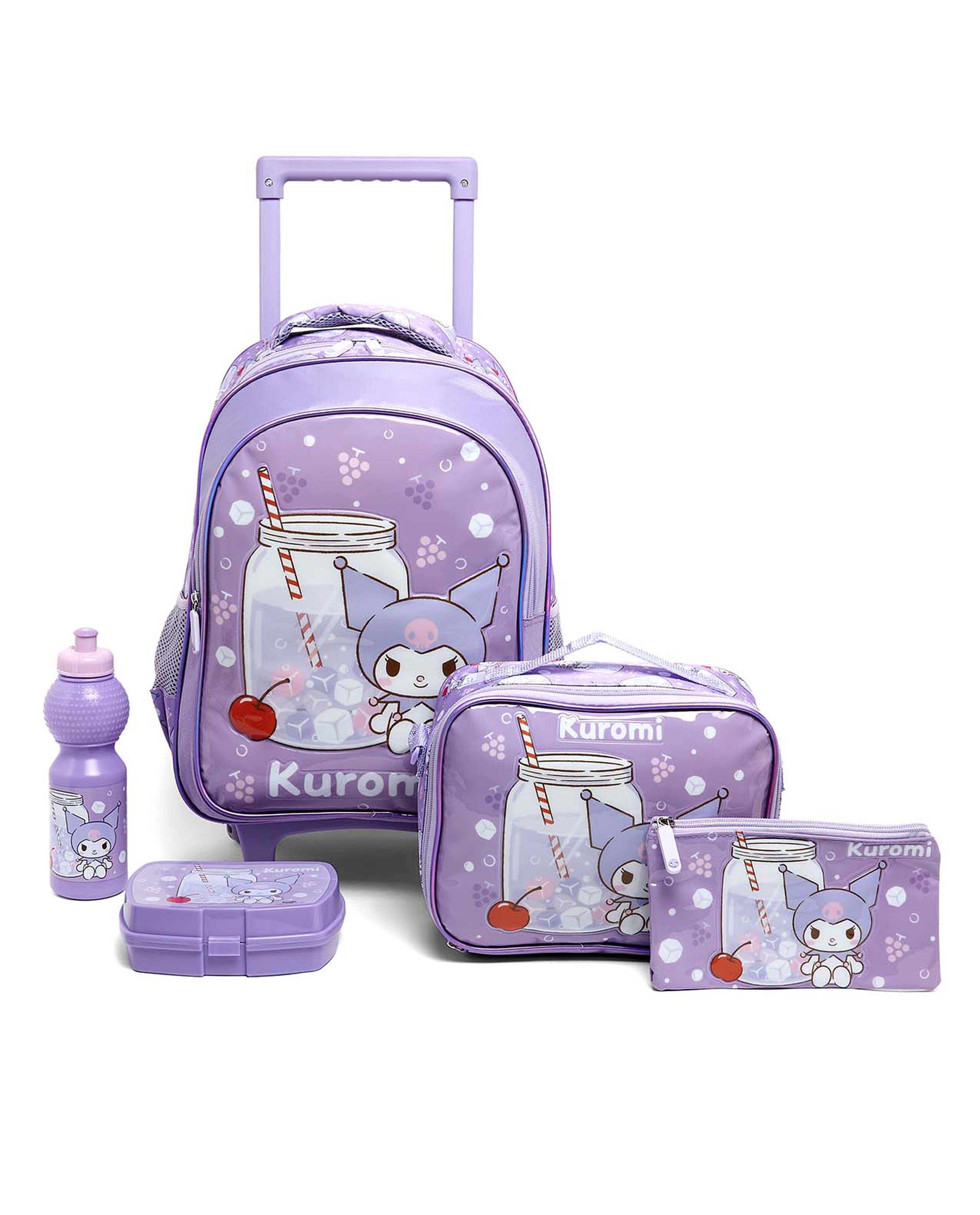 طقم حقيبة مدرسية ترولي كورومي 16 بوصة