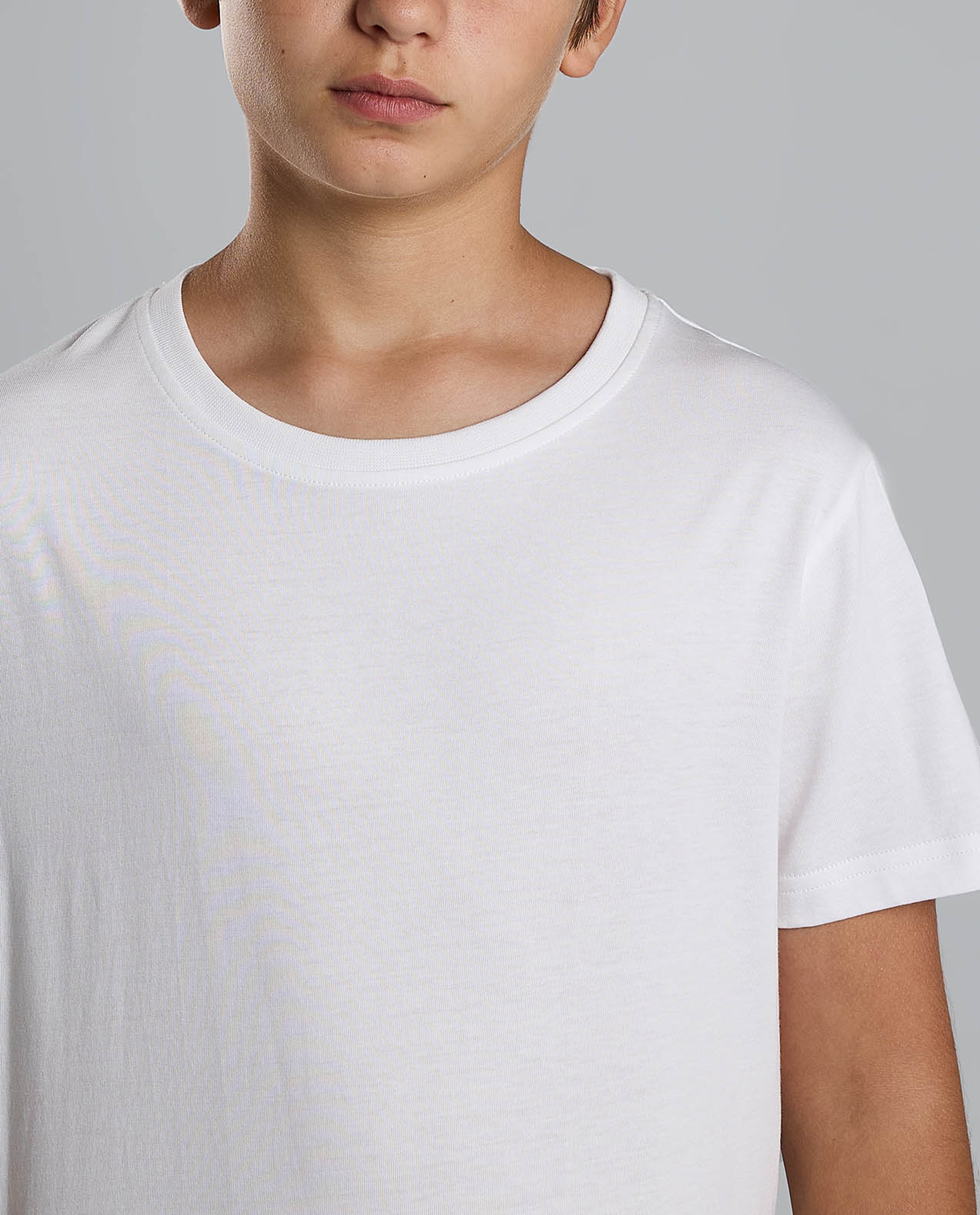 2 Pack Solid T-Shirt with Short Sleeves