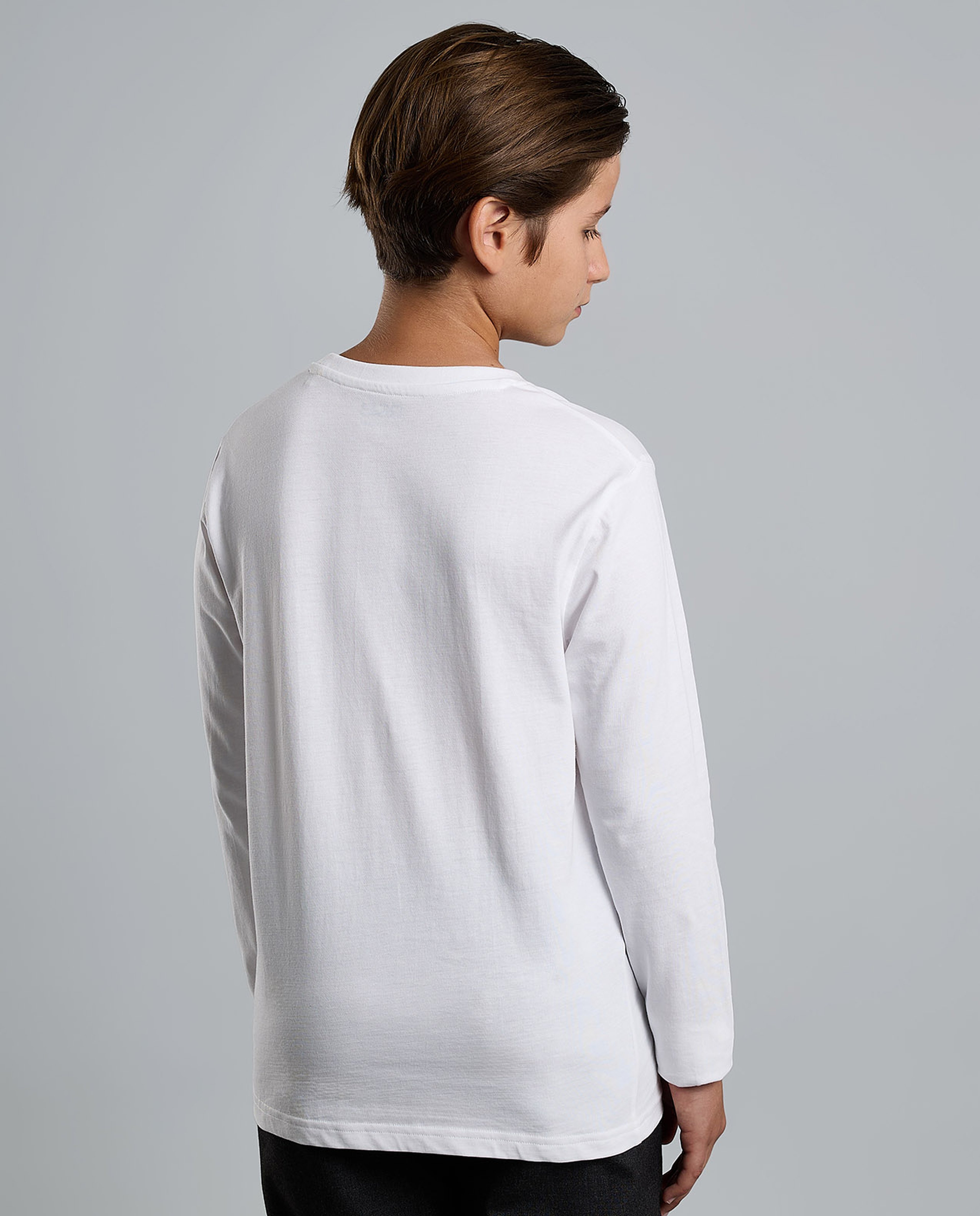 2 Pack Solid T-Shirt with Long Sleeves