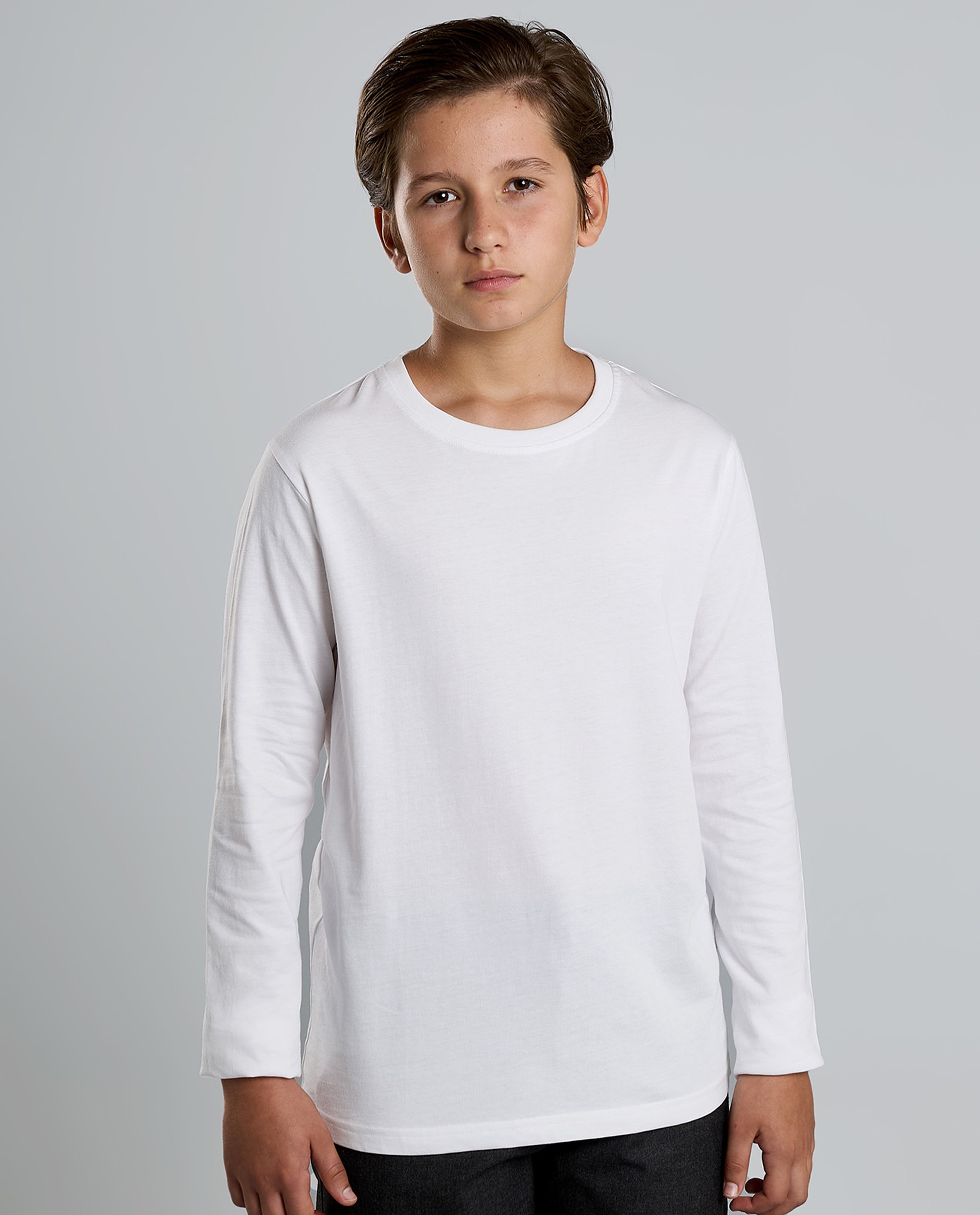 2 Pack Solid T-Shirt with Long Sleeves