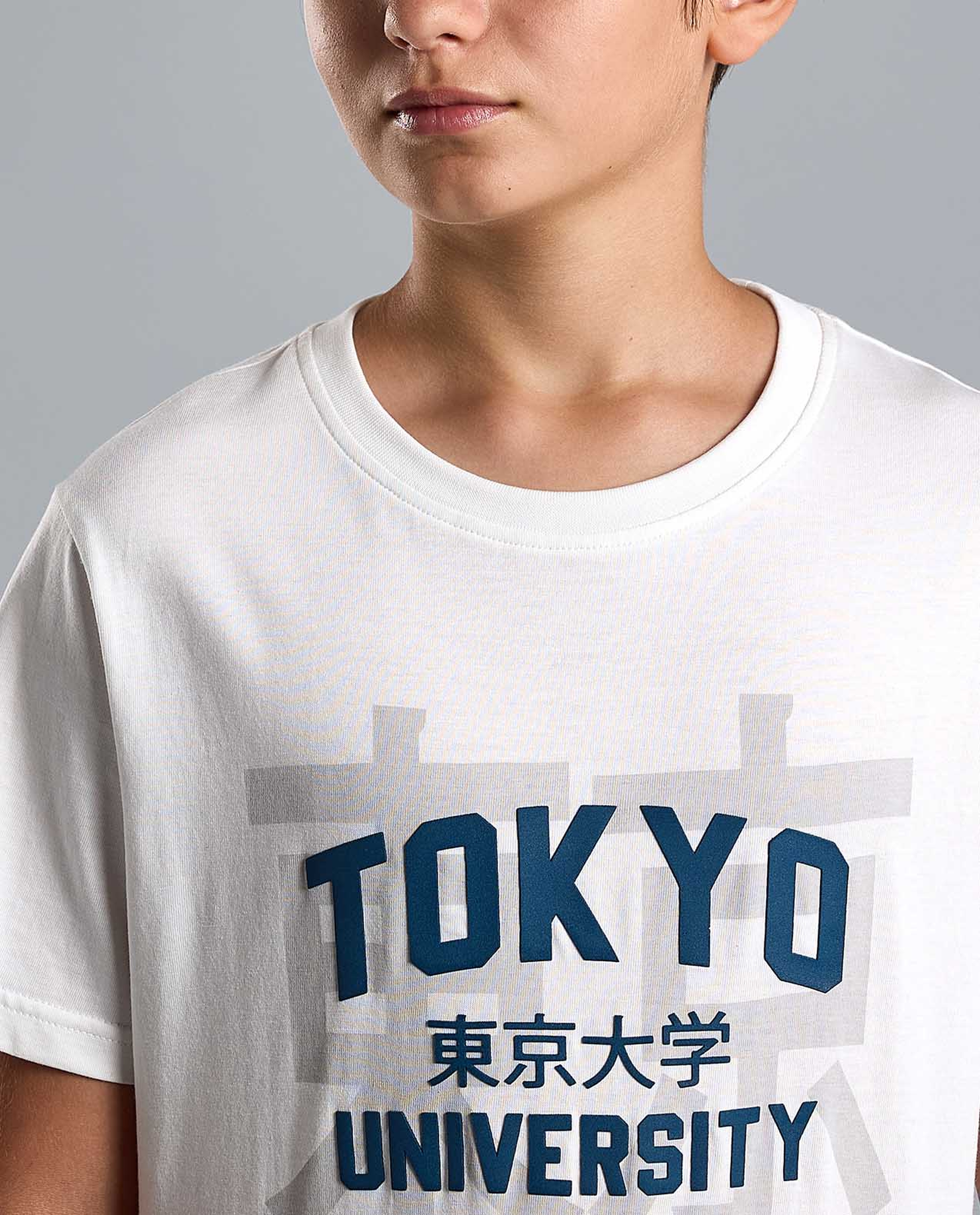 Graphic Print T-Shirt with Crew Neck and Short Sleeves