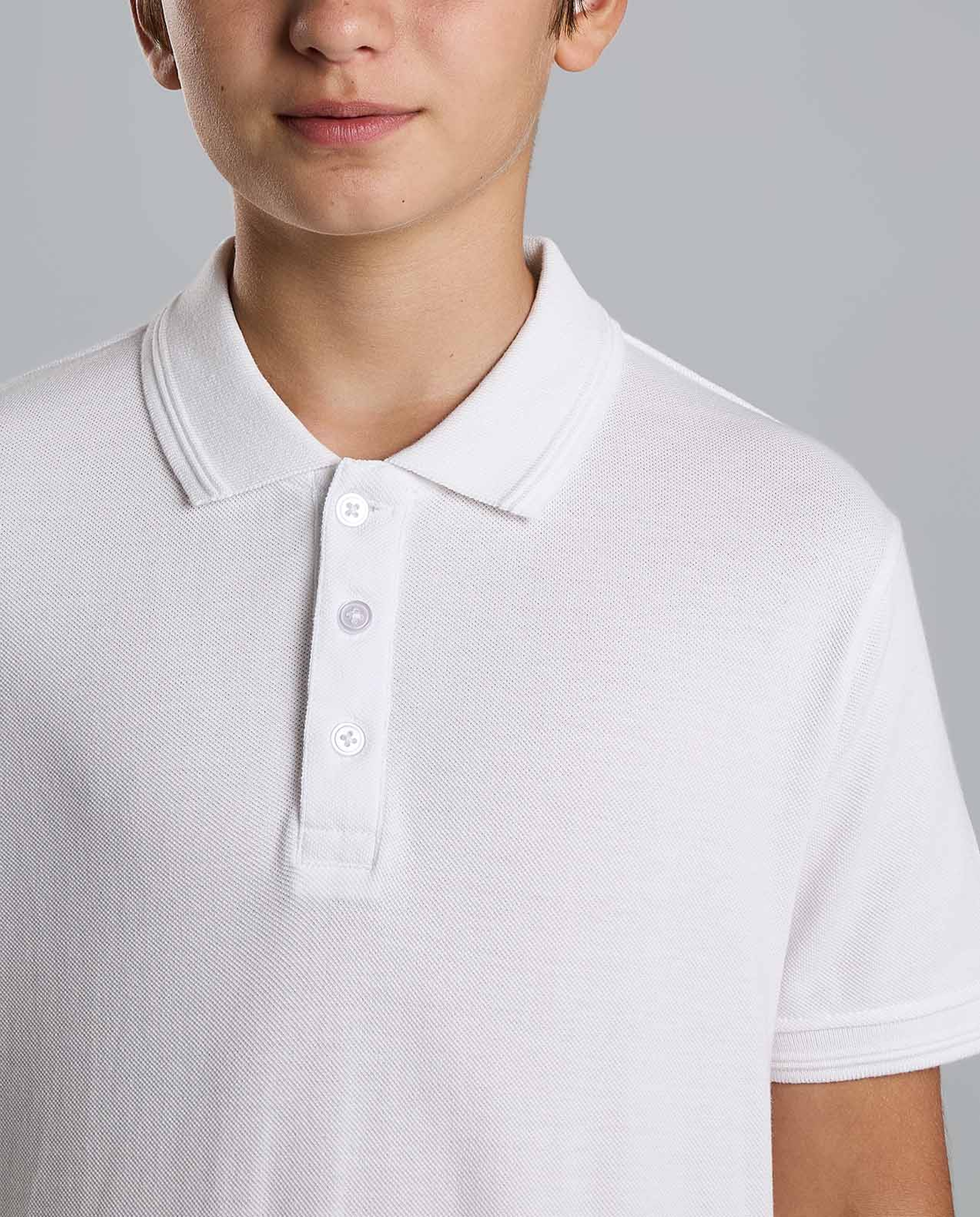 2 Pack Solid Polo T-Shirts with Short Sleeves