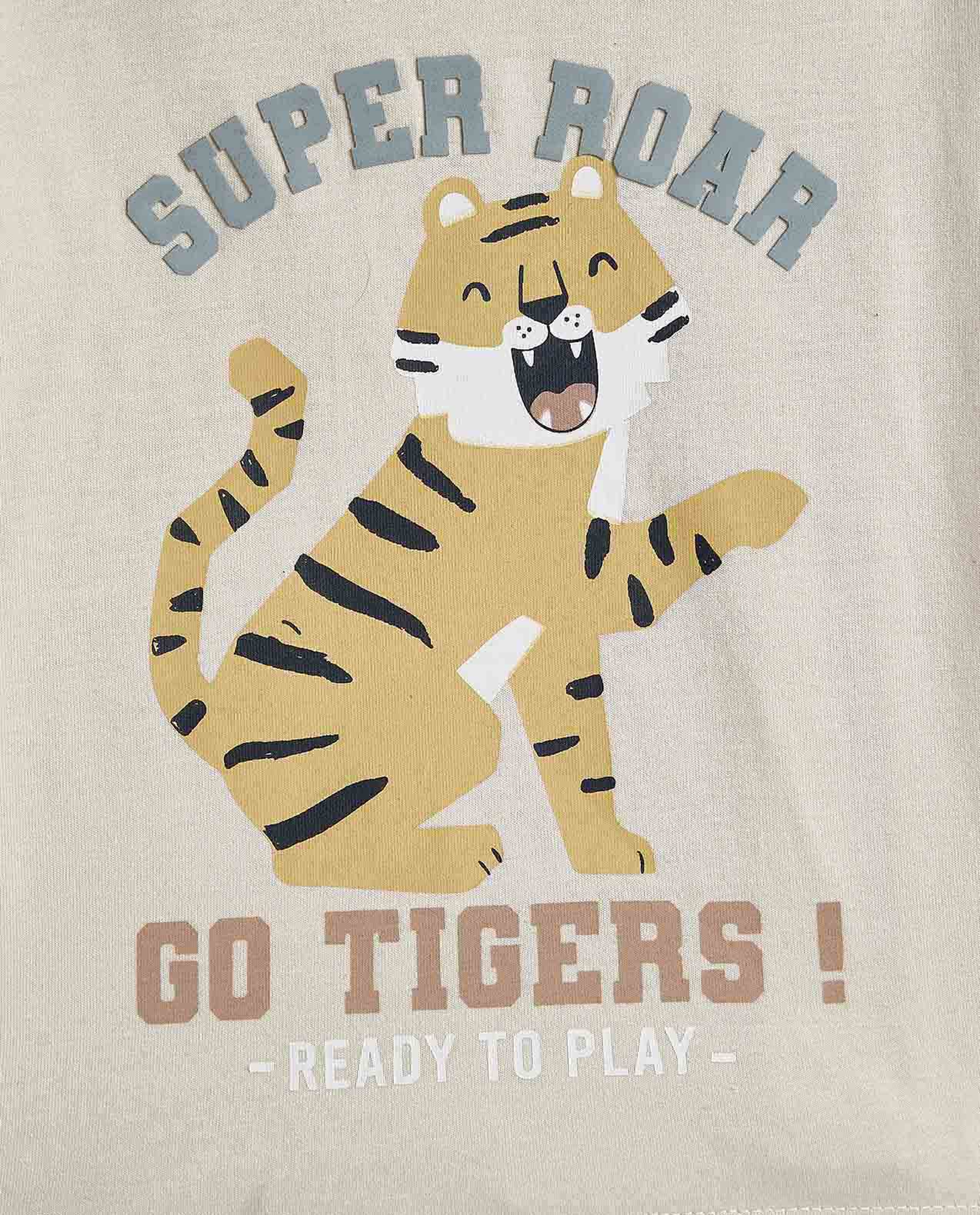 Printed T-Shirt with Crew Neck and Long Sleeves