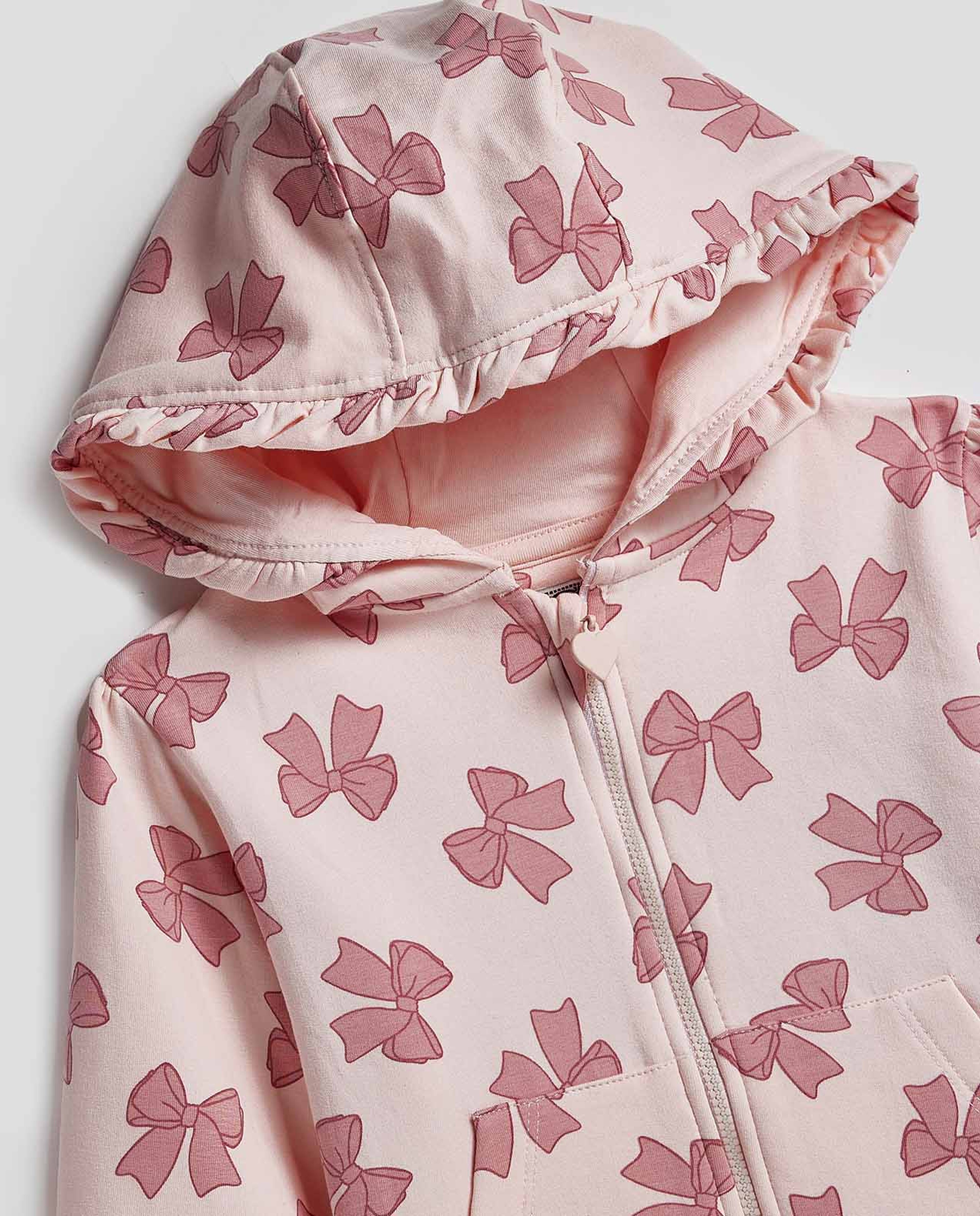 Printed Hooded Clothing Set