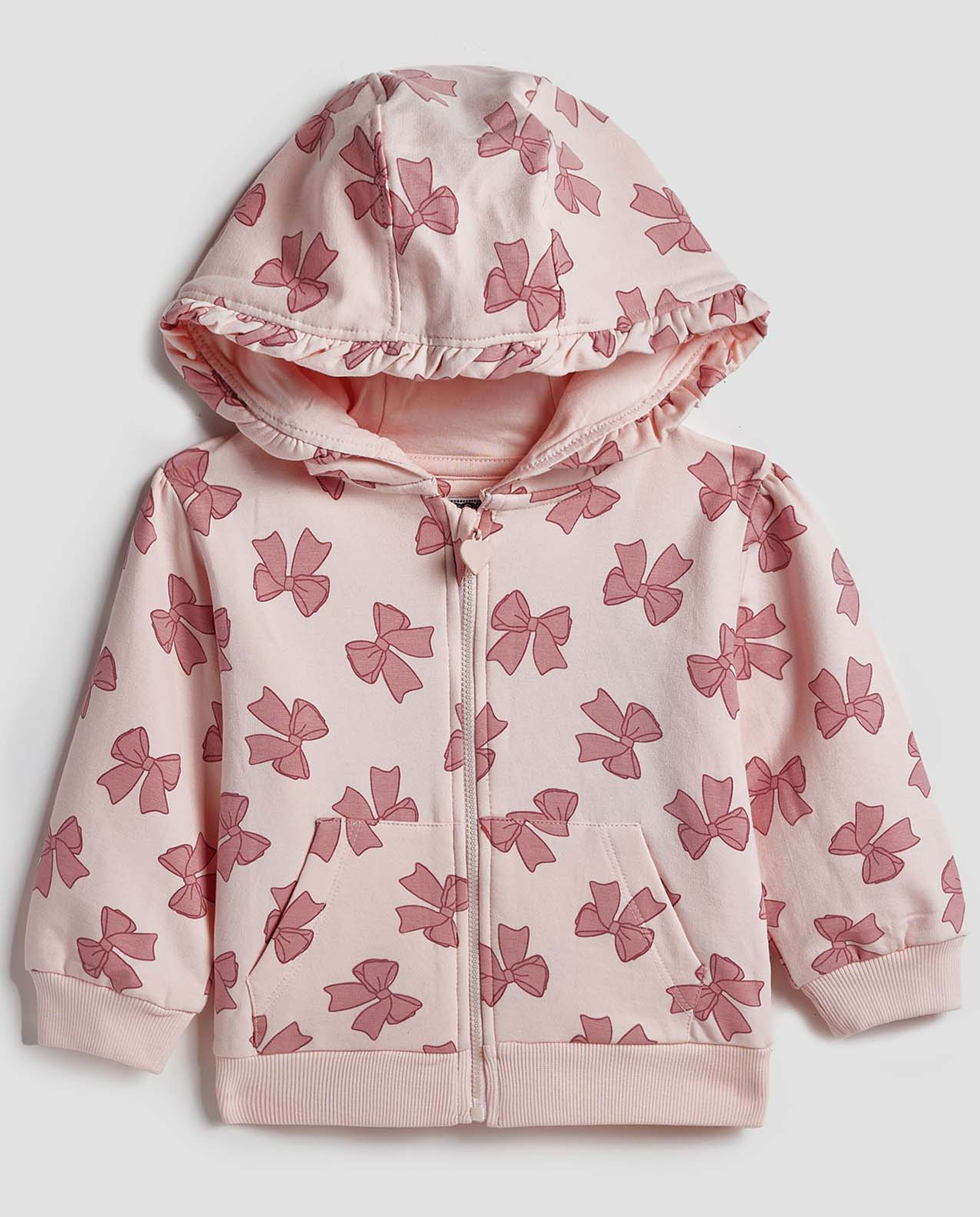 Printed Hooded Clothing Set