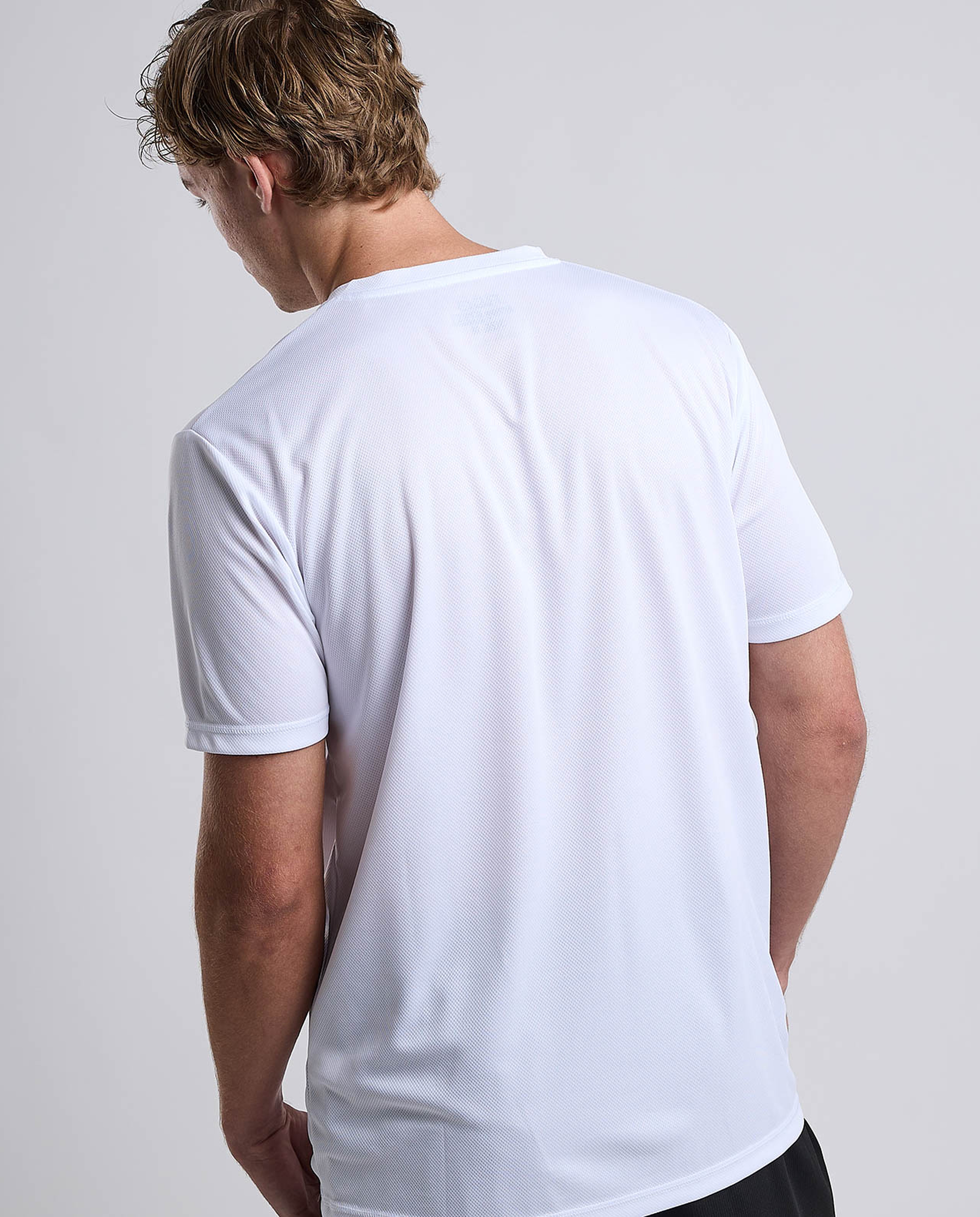Printed Active T-Shirt with Short Sleeves