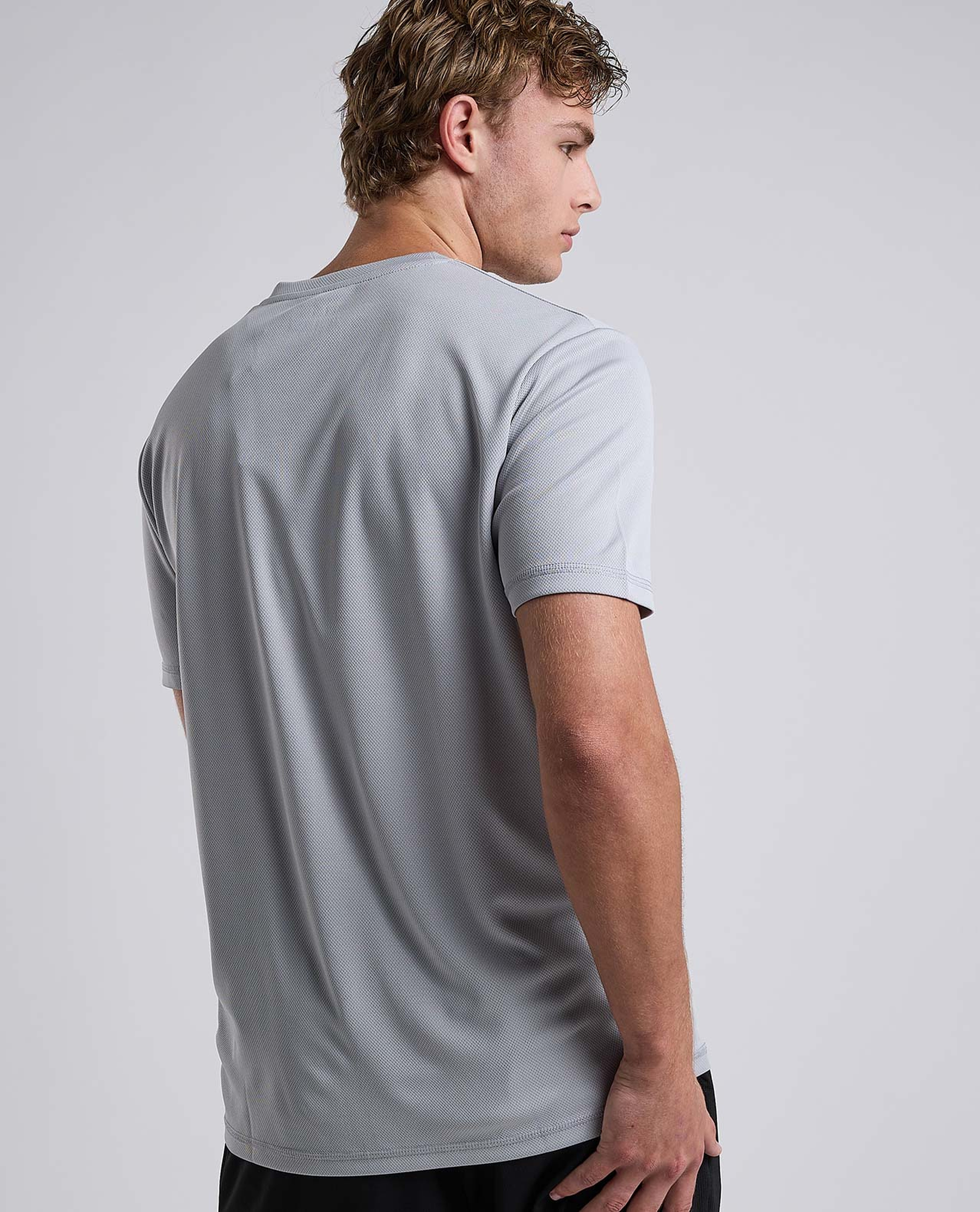 Printed Active T-Shirt with Short Sleeves