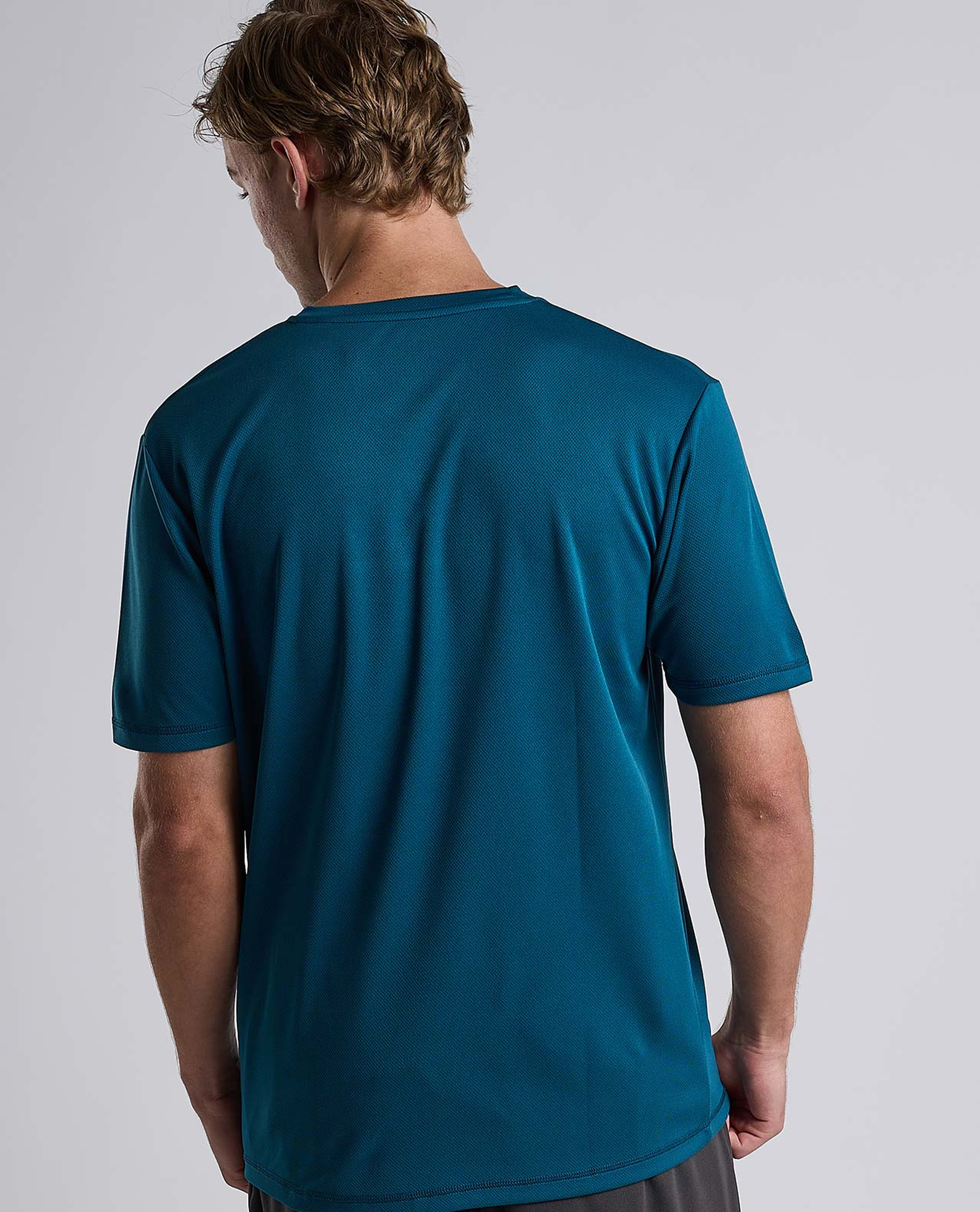 Printed Active T-Shirt with Short Sleeves
