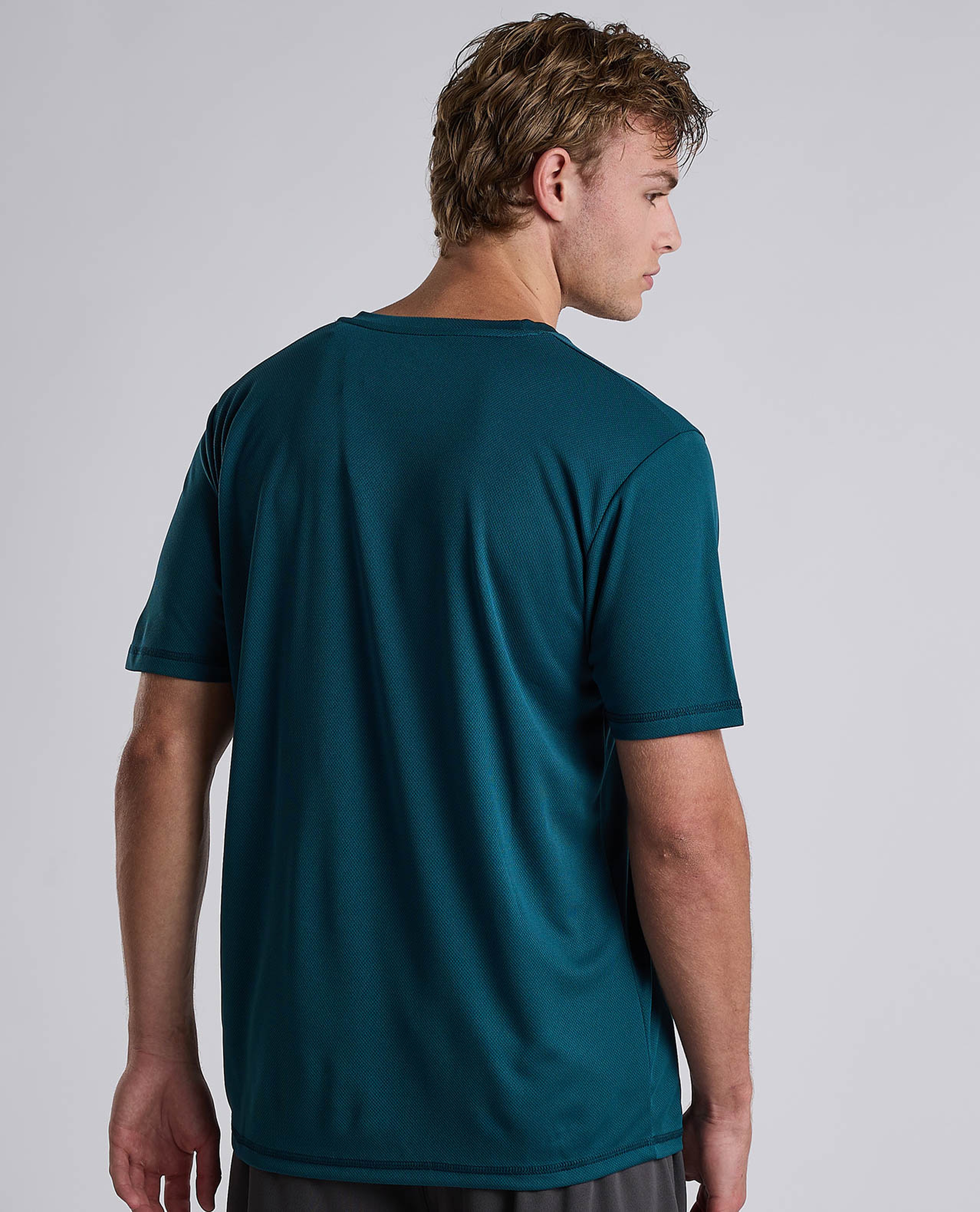 Printed Active T-Shirt with Short Sleeves