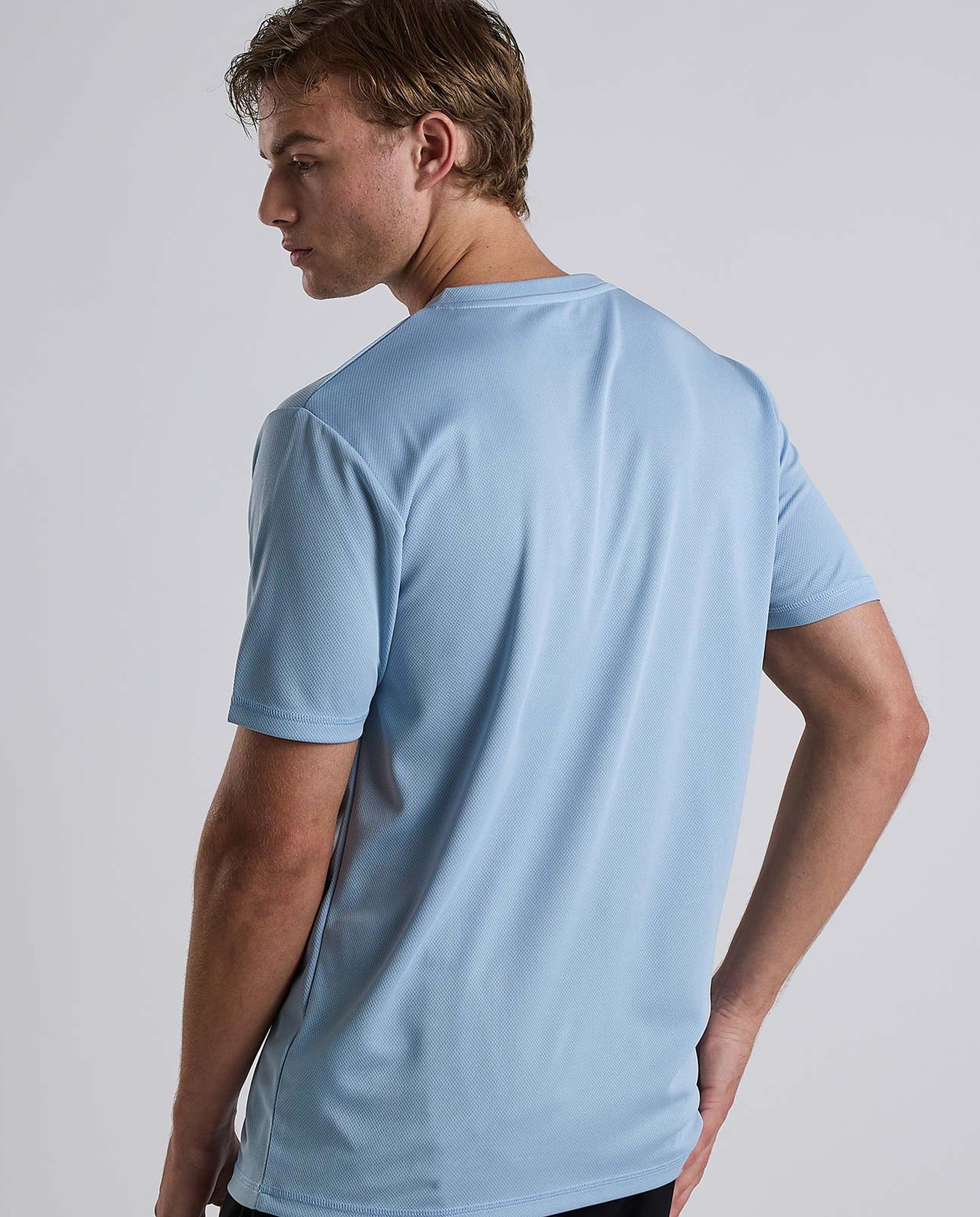 Printed Active T-Shirt with Short Sleeves