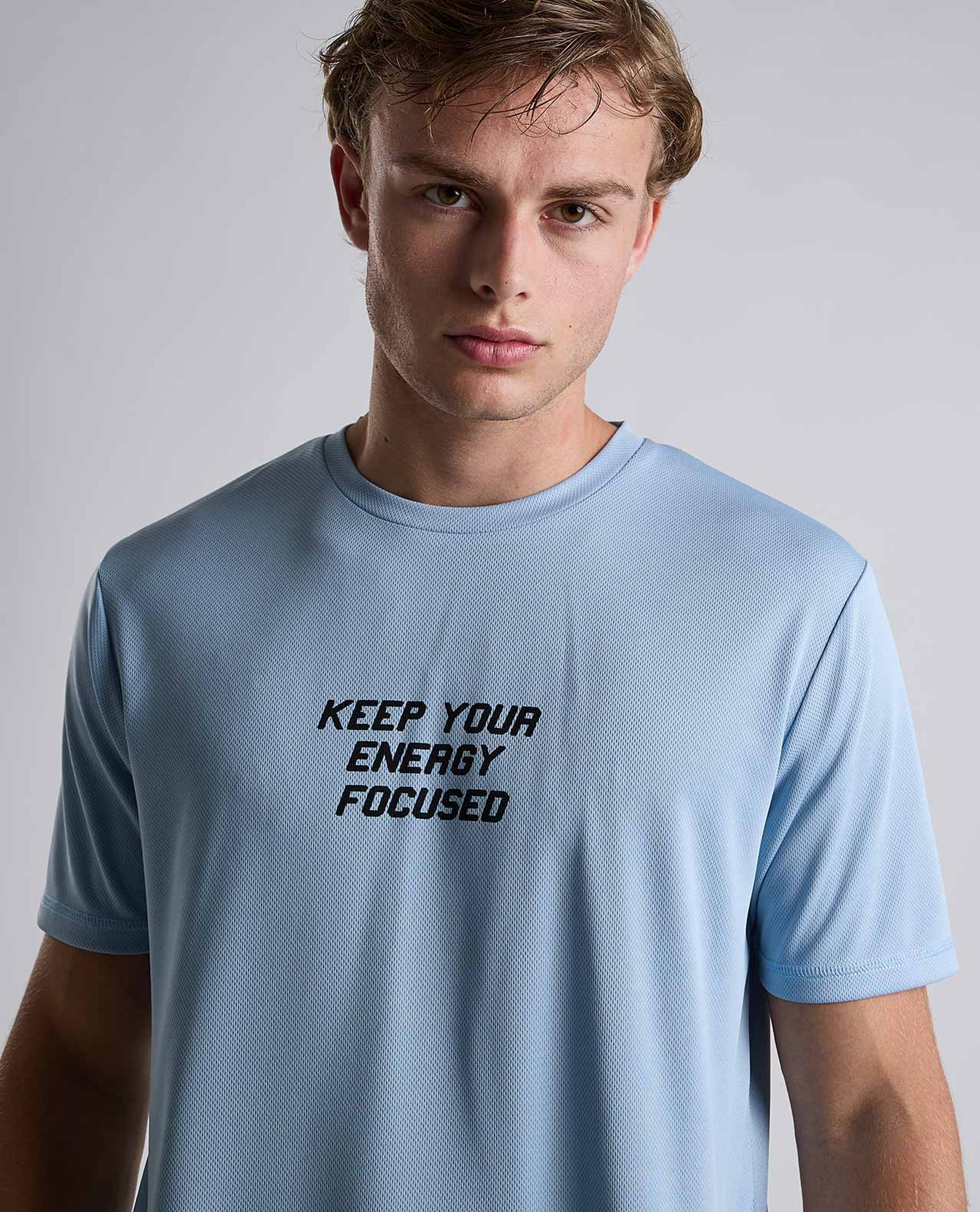 Printed Active T-Shirt with Short Sleeves